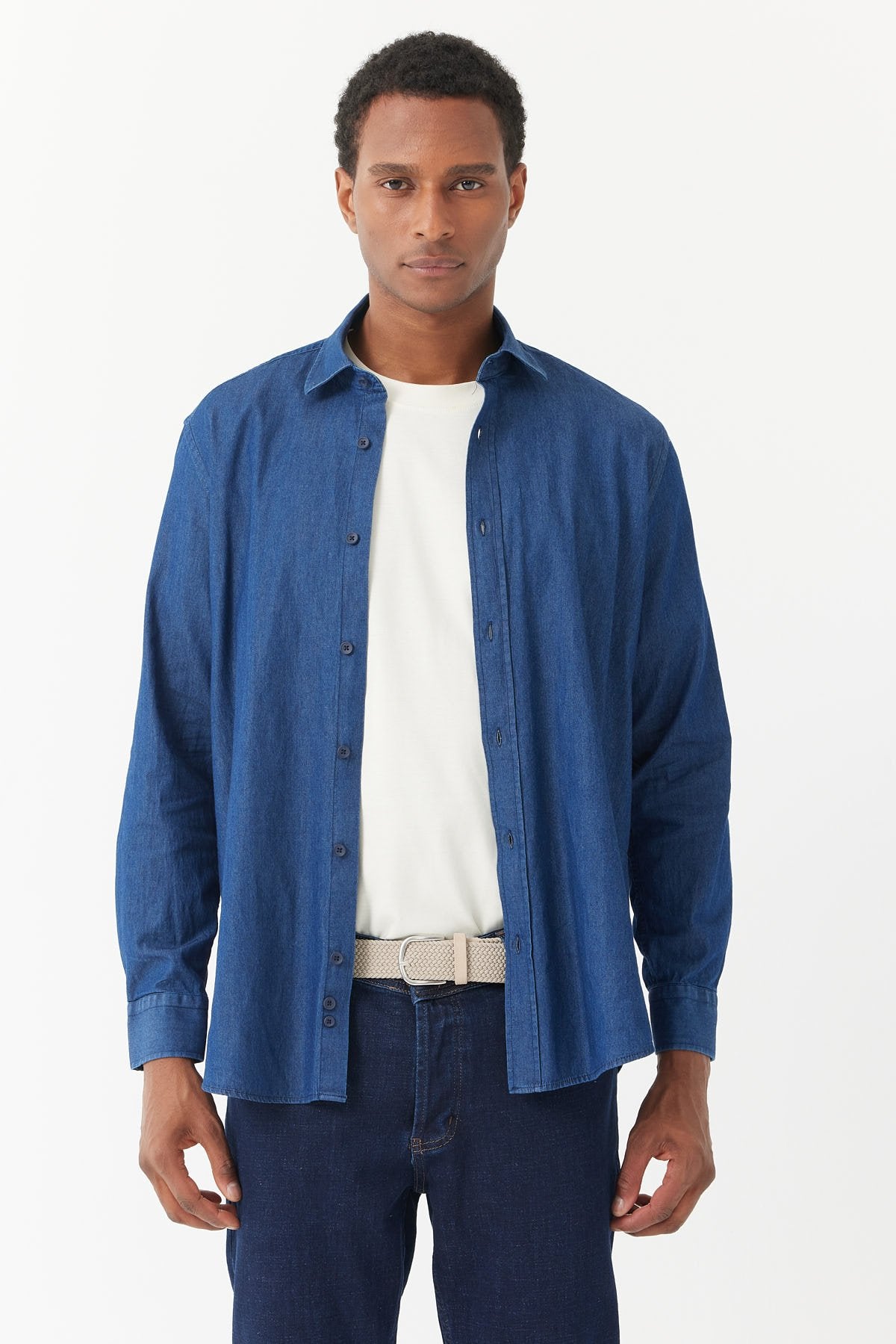 Men's Regular Denim Shirt
