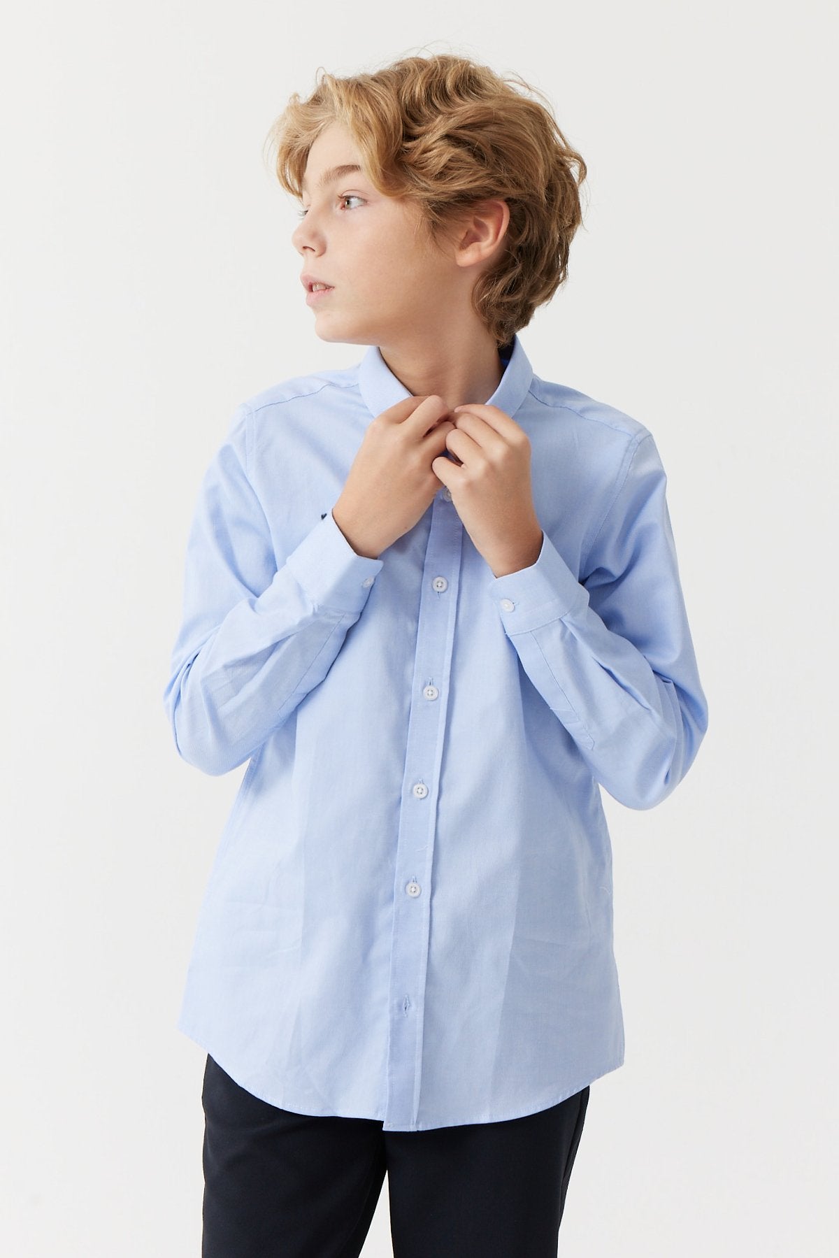 قميص للأولاد طويل الأكمام