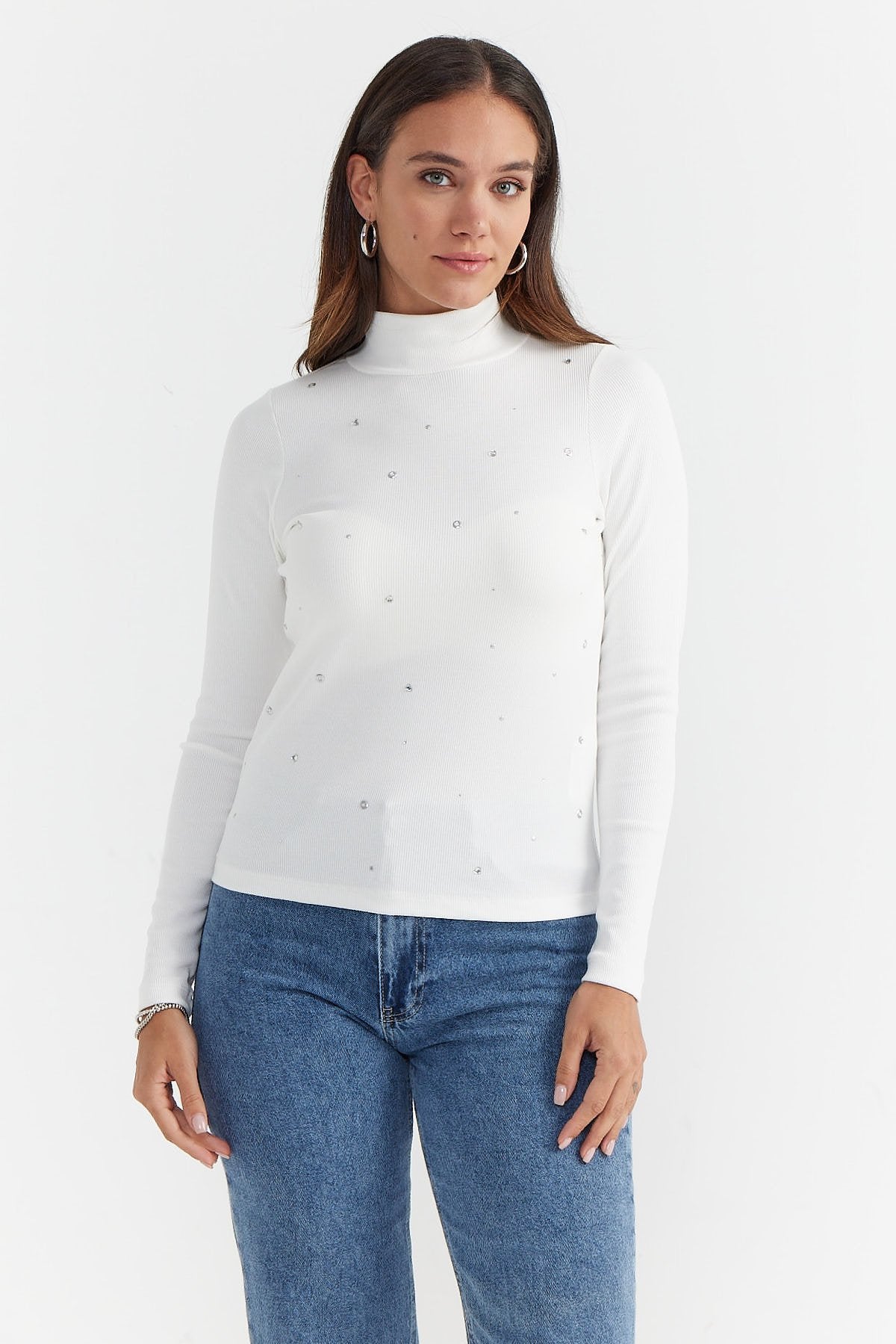 بدلة جسم نسائية مضلعة