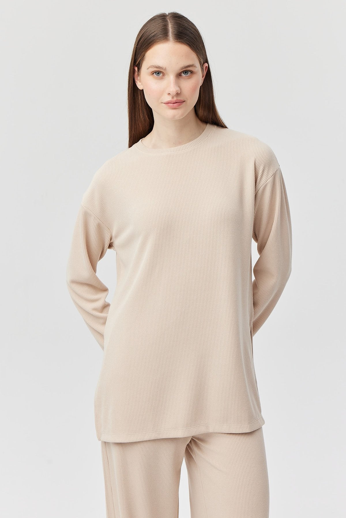 Kadın Fitilli Yırtmaçlı Tunik