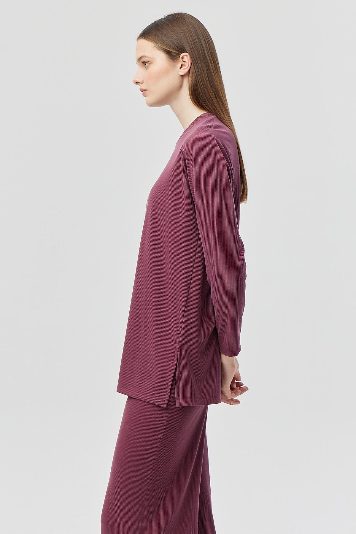 تونيك نسائي رفيع مضلع