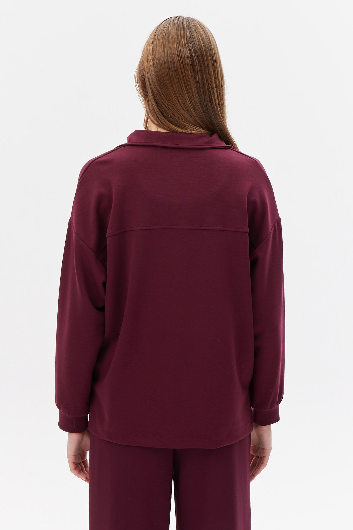 Women's Half Zipper Sweat Top