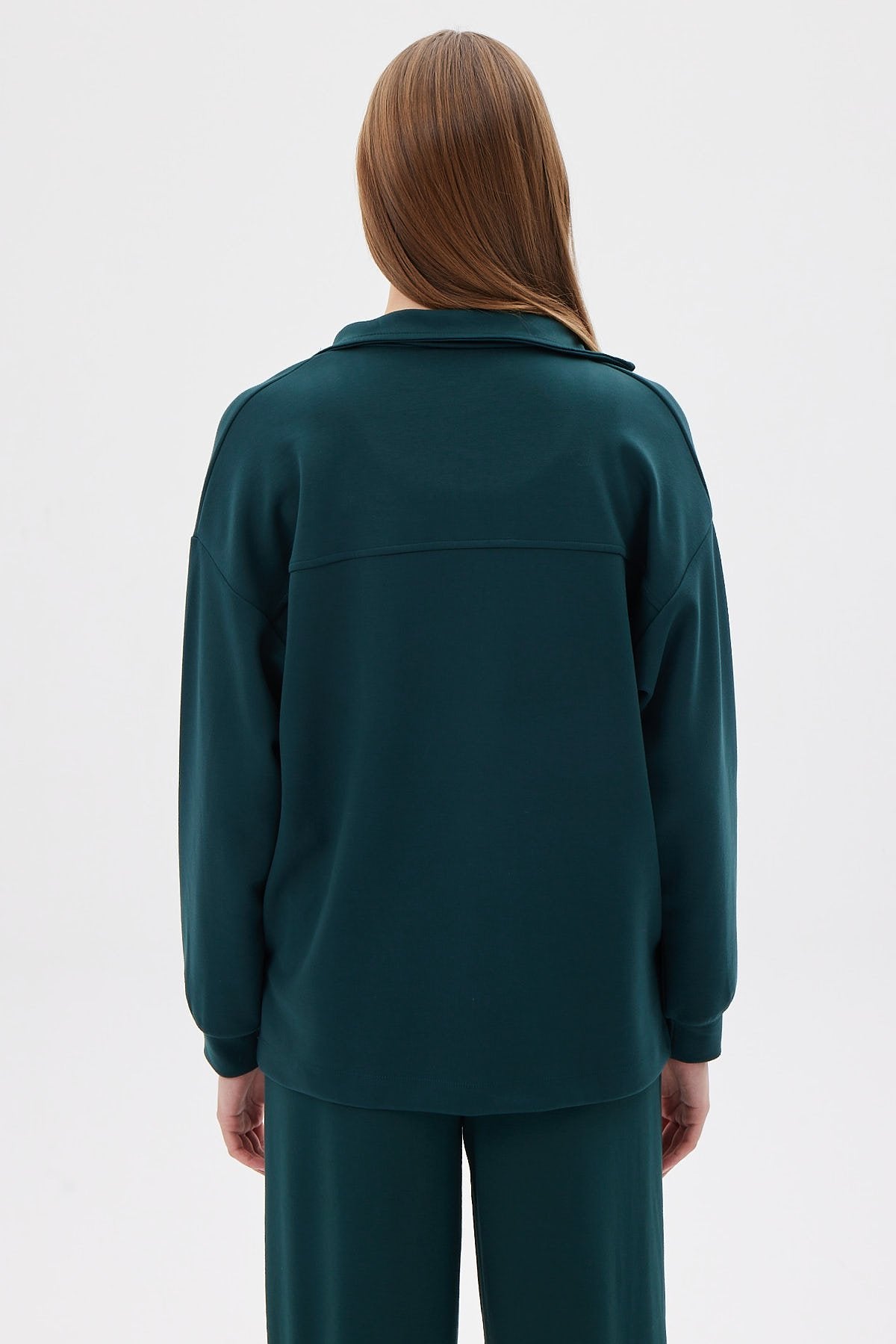 Women's Half Zipper Sweat Top