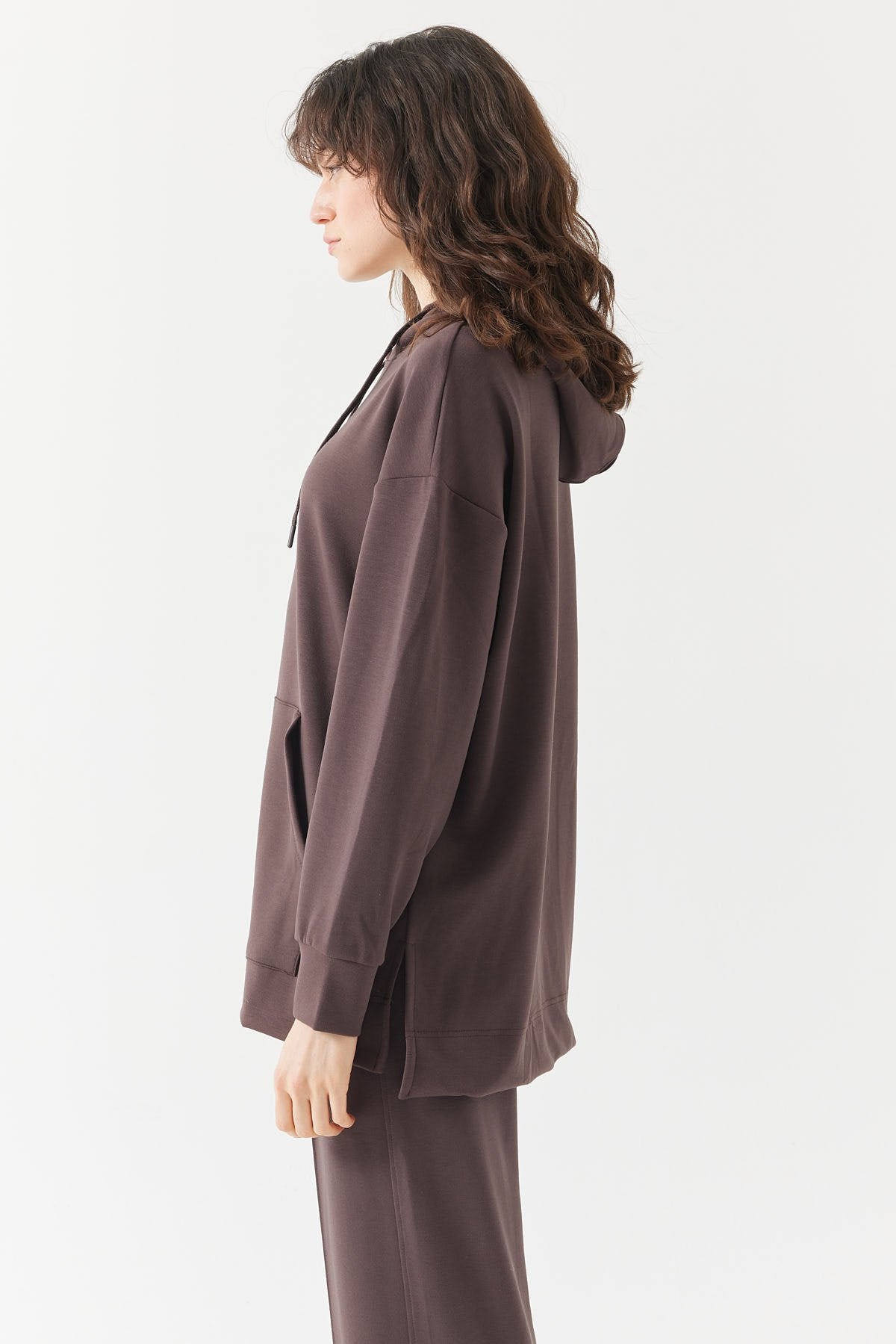 Women's Hooded Basic Sweat Top