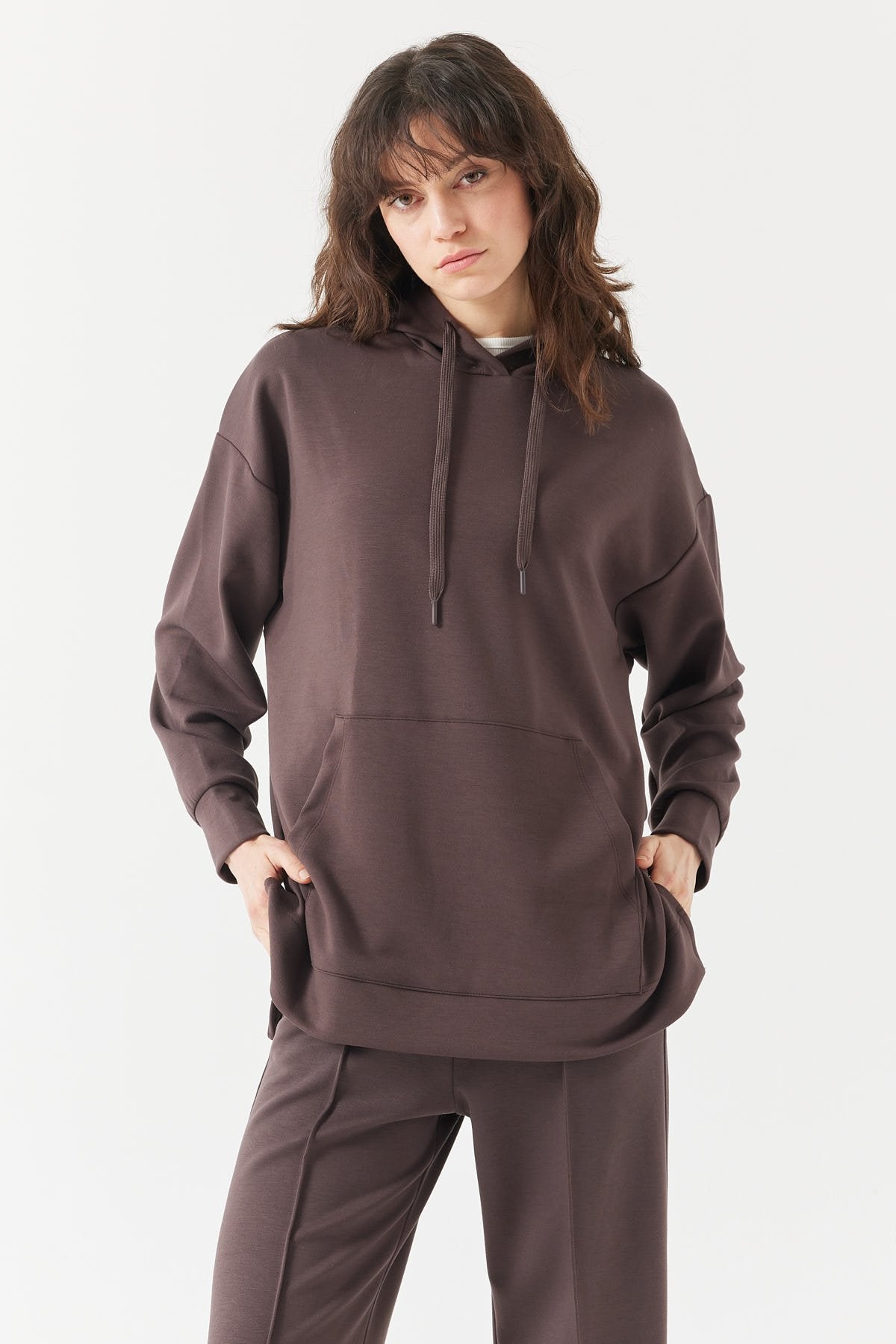 Women's Hooded Basic Sweat Top
