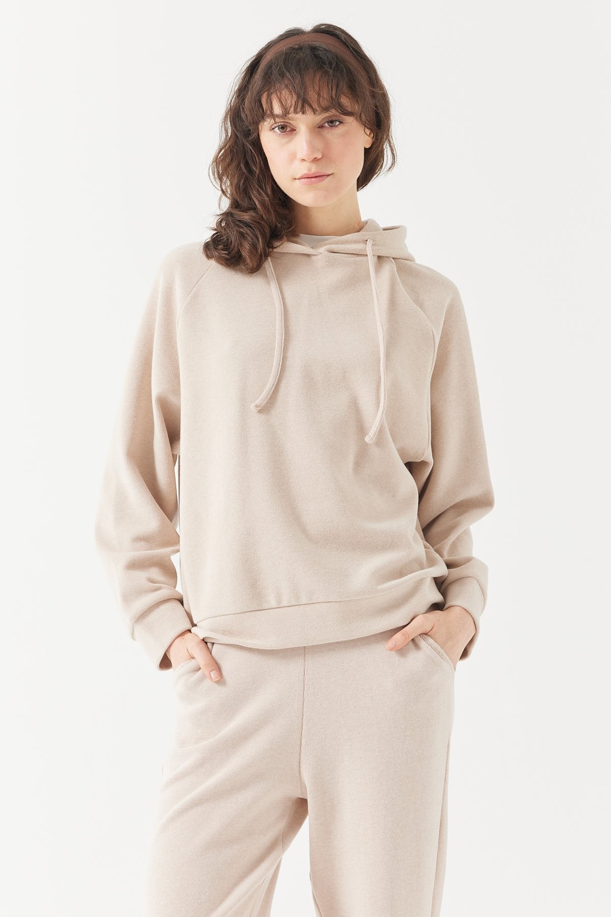 Women's Basic Hooded Sweatshirt