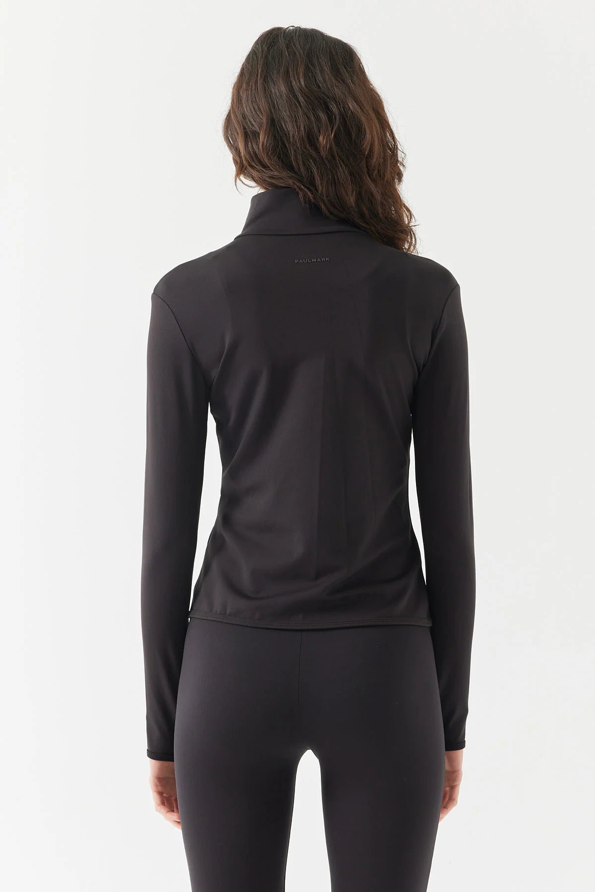 Women's Glove Detailed Zippered Thin Sweat Coat