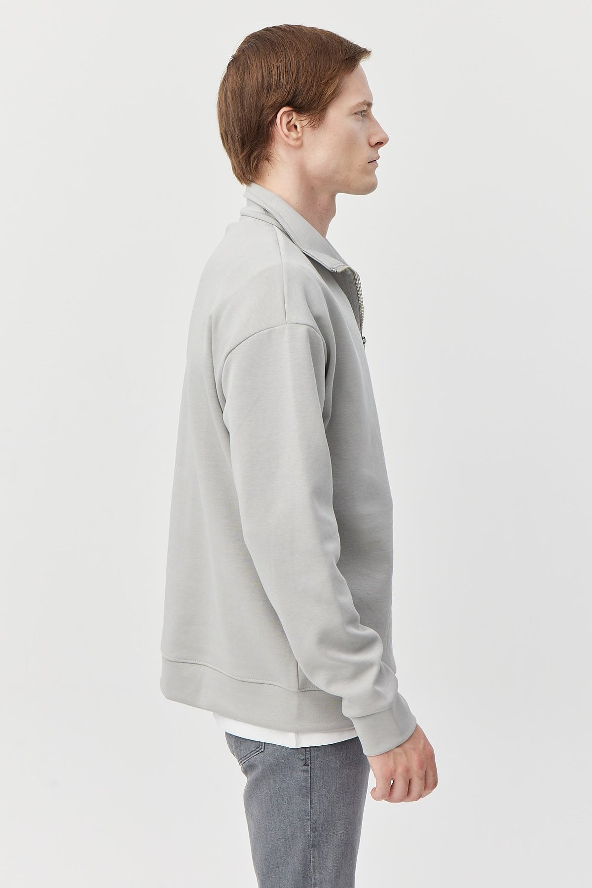 Erkek Fermuar Detaylı Eşofman Üstü