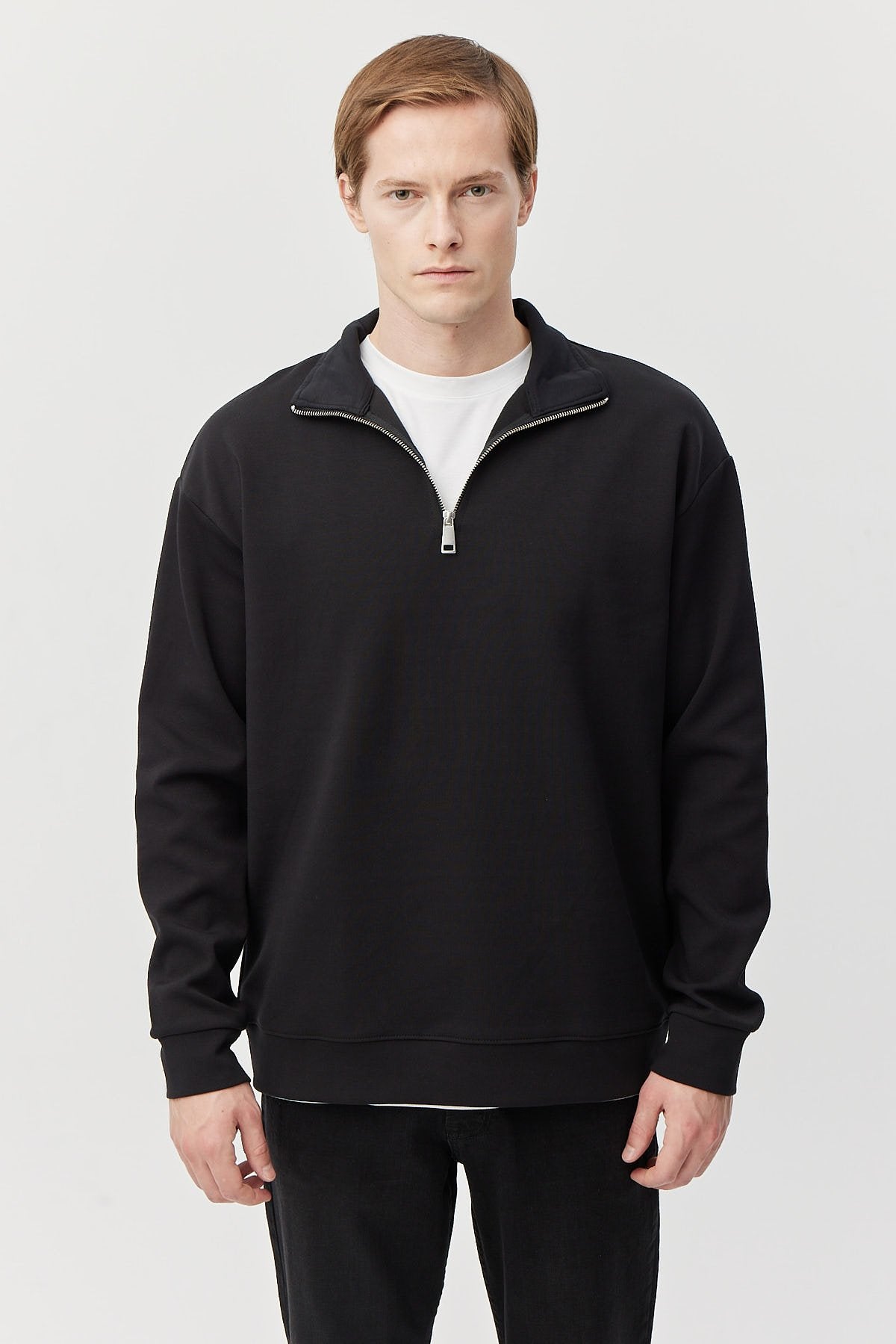 Erkek Fermuar Detaylı Eşofman Üstü