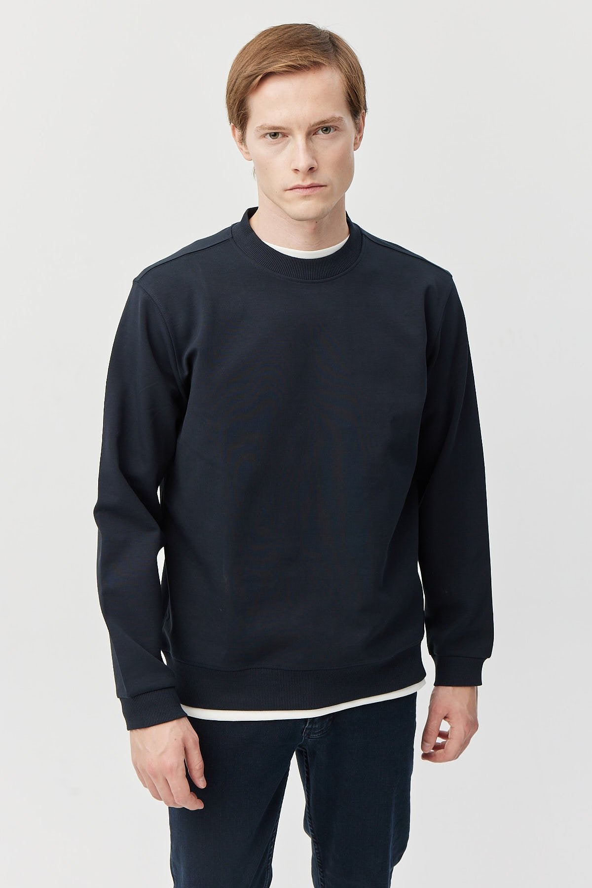 Erkek Yuvarlak Yaka Sweatshirt