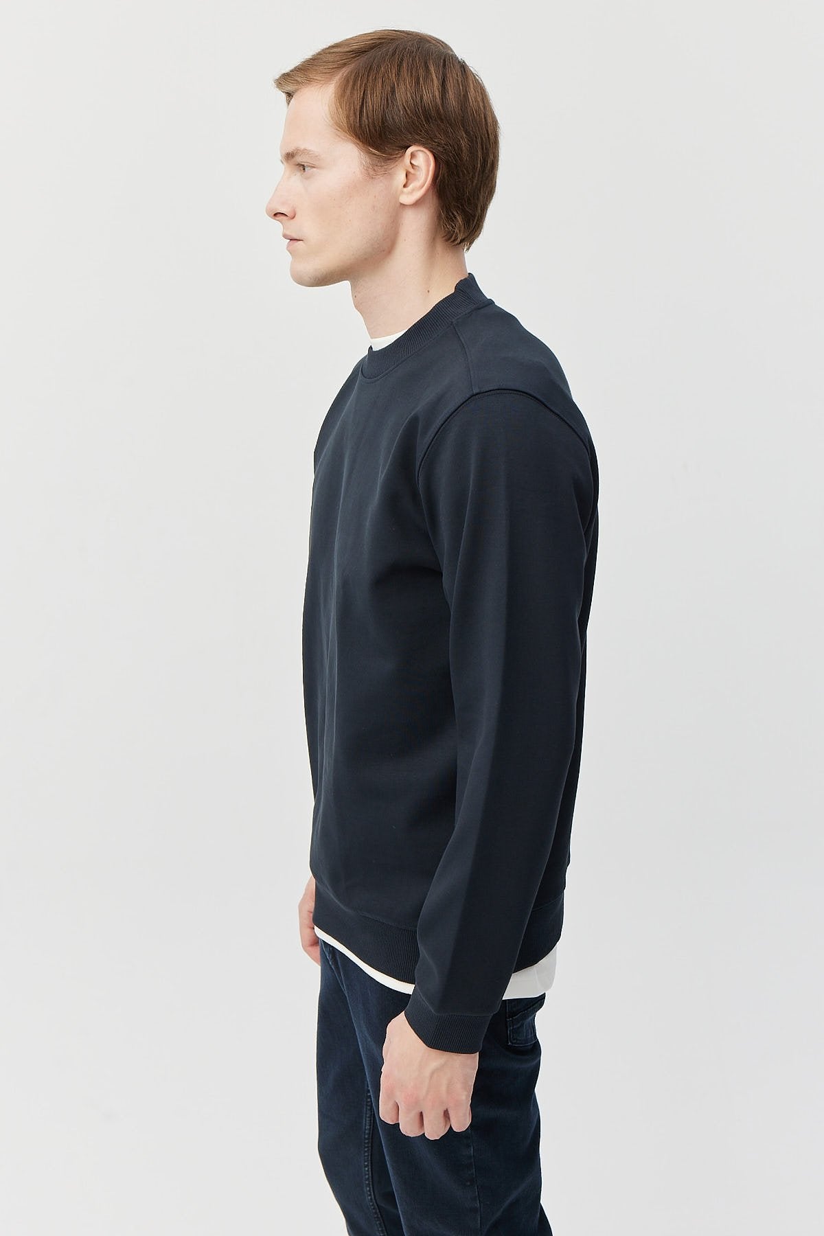 Erkek Yuvarlak Yaka Sweatshirt