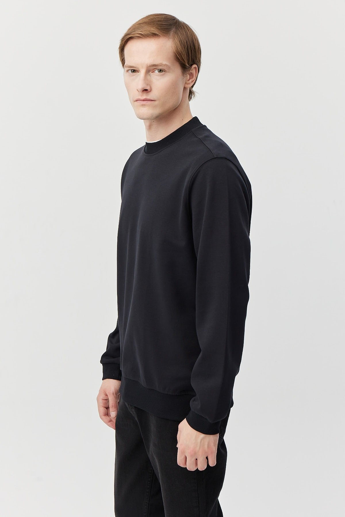 Erkek Yuvarlak Yaka Sweatshirt