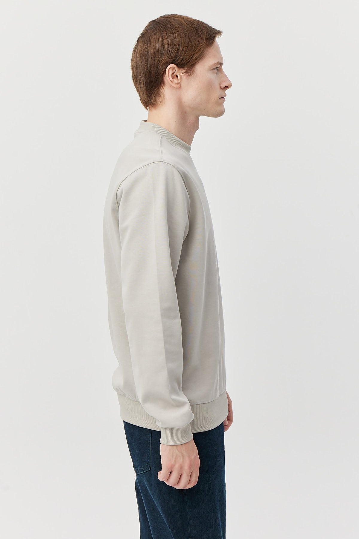 Erkek Yuvarlak Yaka Sweatshirt