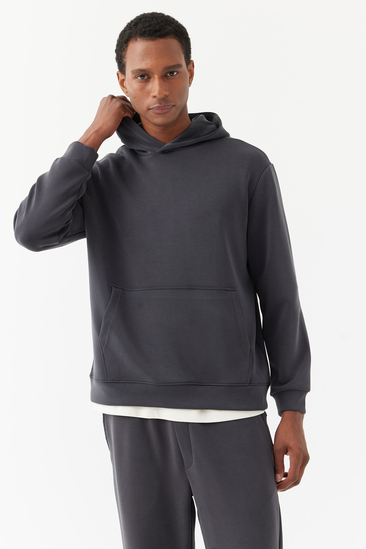 Erkek Kapüşonlu Sweat Üst