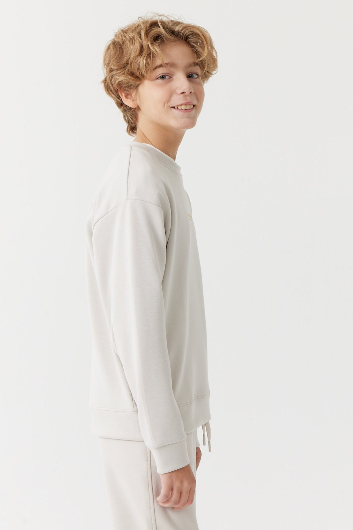 Boy's Basic Printed Sweat Top
