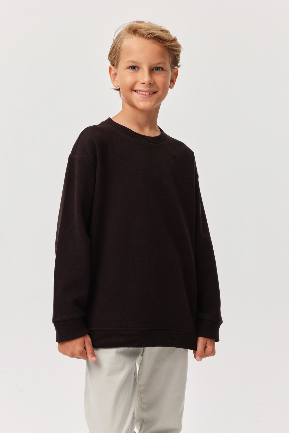 Boy's Crew Neck Sweat Top