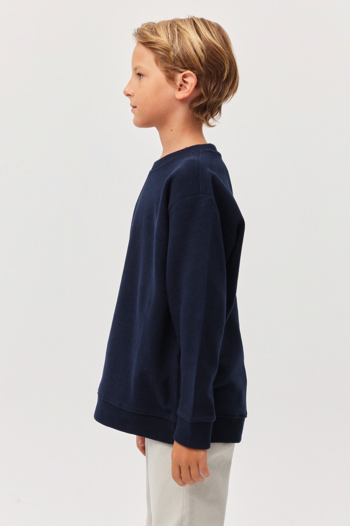 Erkek Çocuk Bisiklet Yaka Sweat Üst