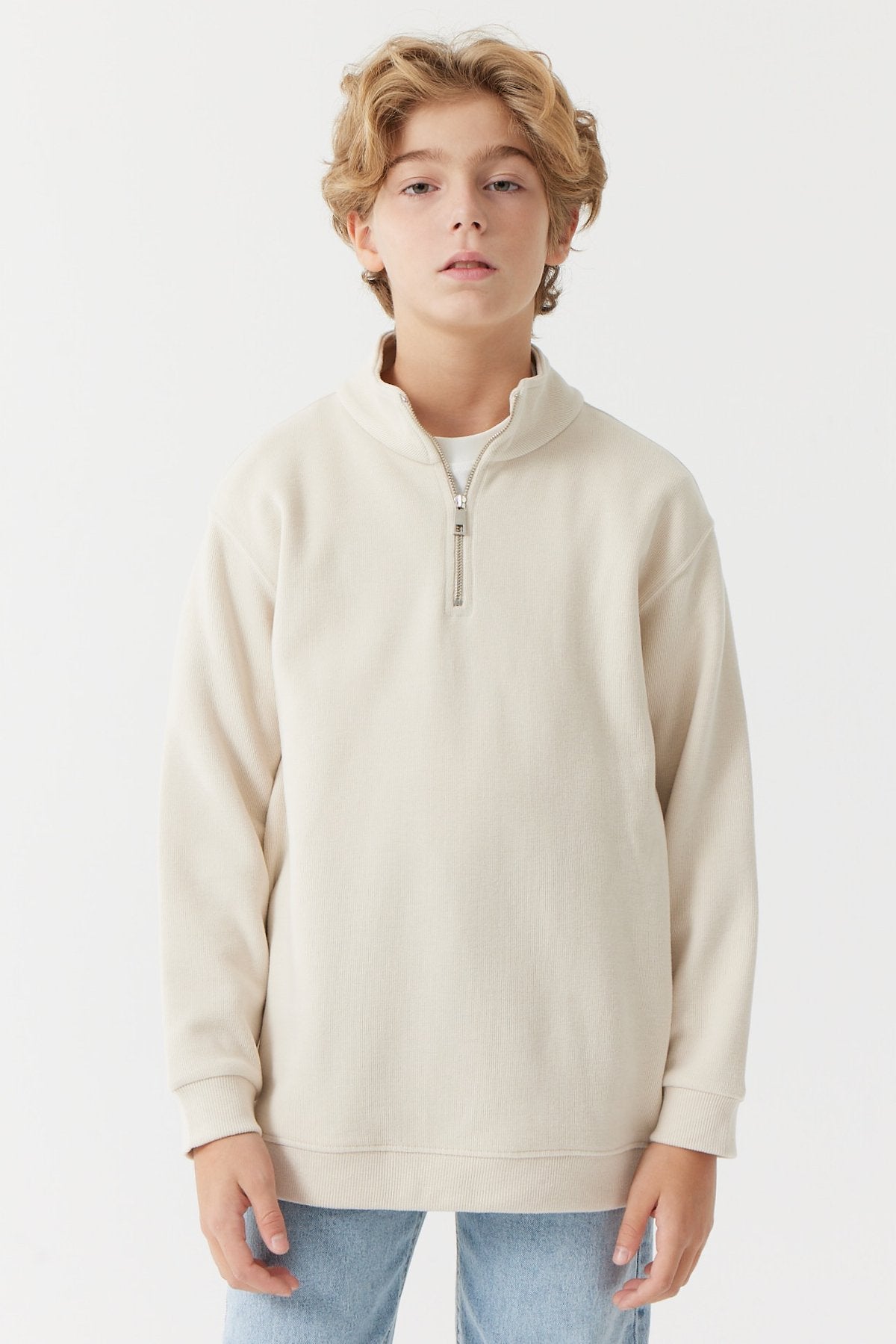 سويت شيرت بسحاب للأولاد