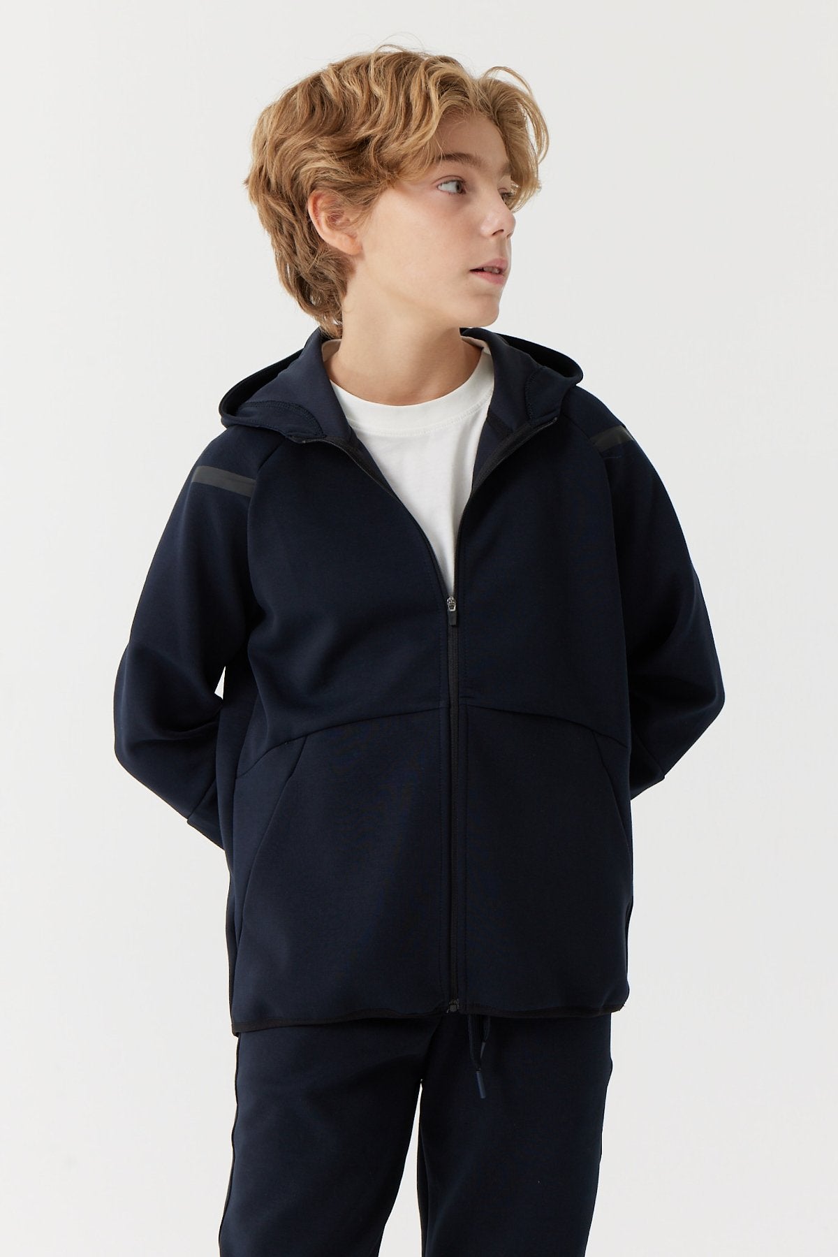 Erkek Çocuk Kapüşonlu Sweat Üst