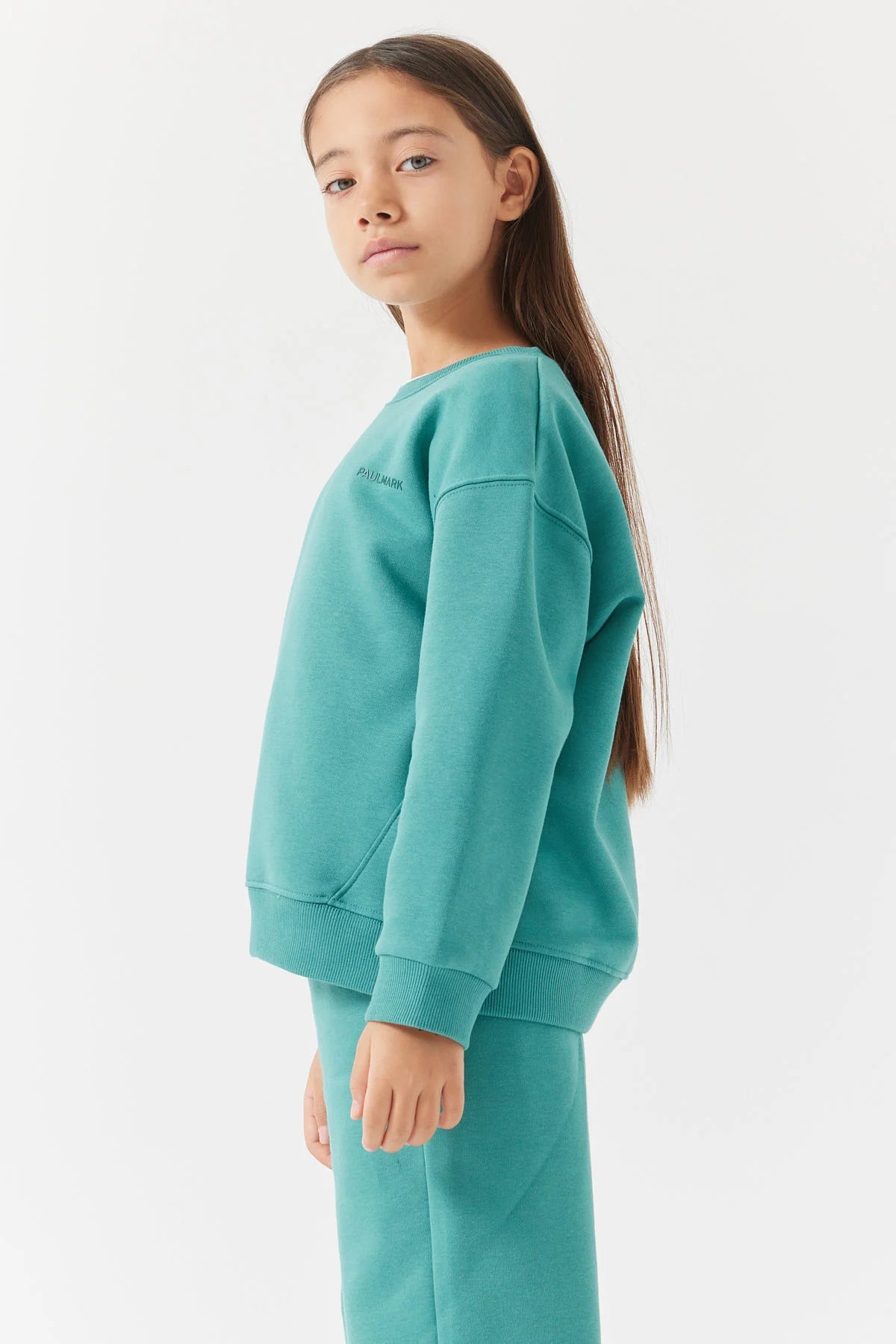 Kız Çocuk Basic Sweatshirt
