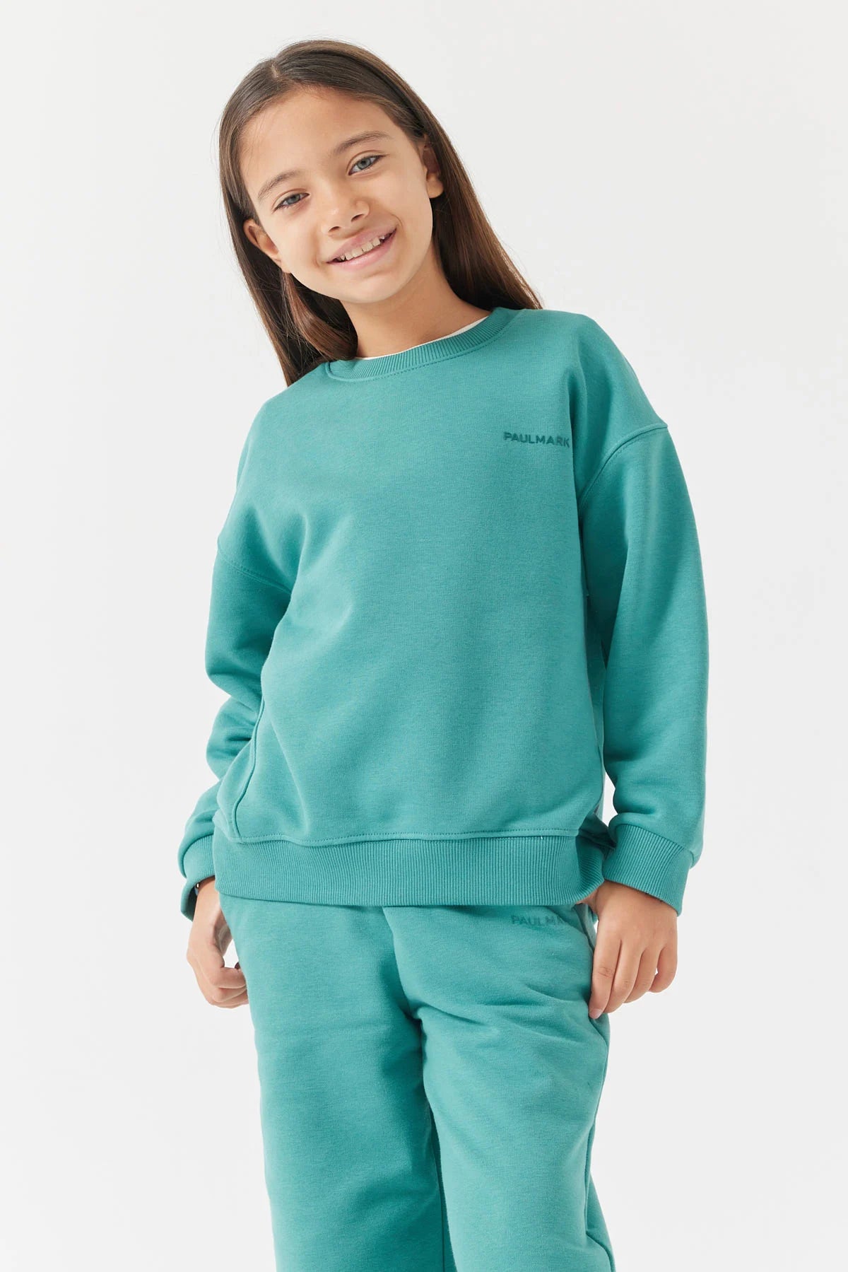 Kız Çocuk Basic Sweatshirt