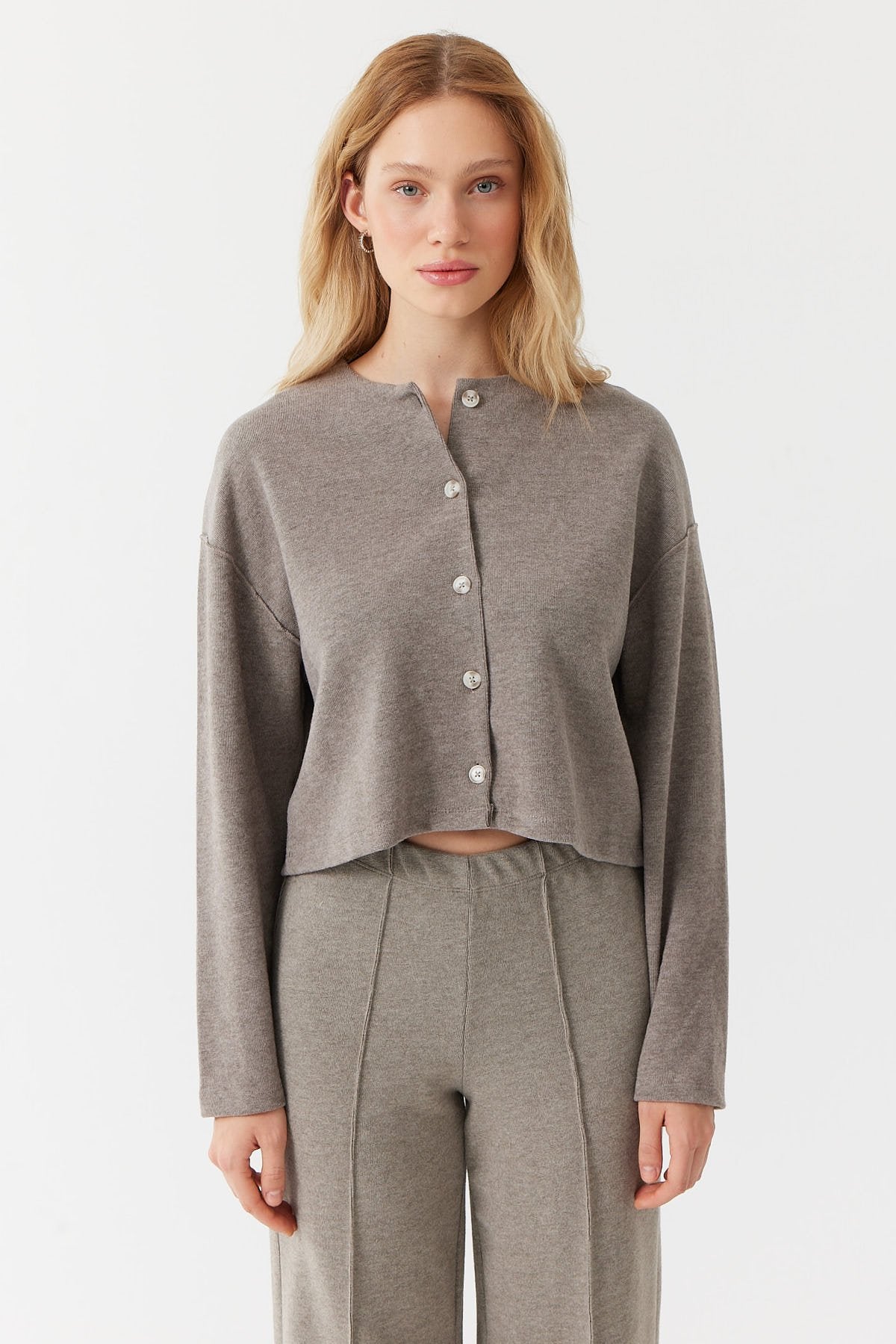 Kadın Düğmeli Hırka