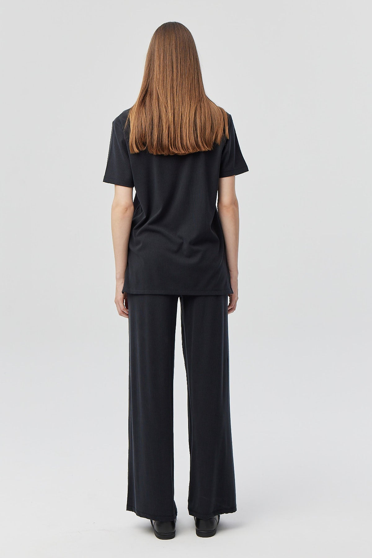 Women's Thin Ribbed Knit Trousers