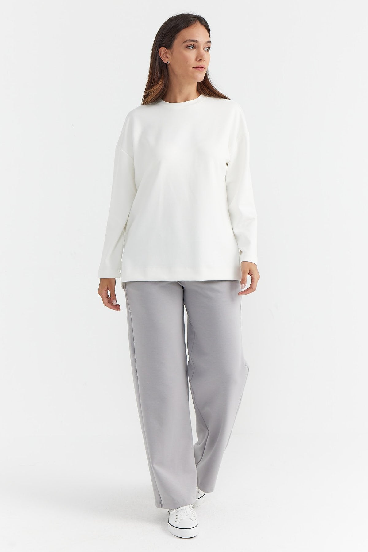 بیجامەی بەکەمەر لاستیکی ئافرەتان