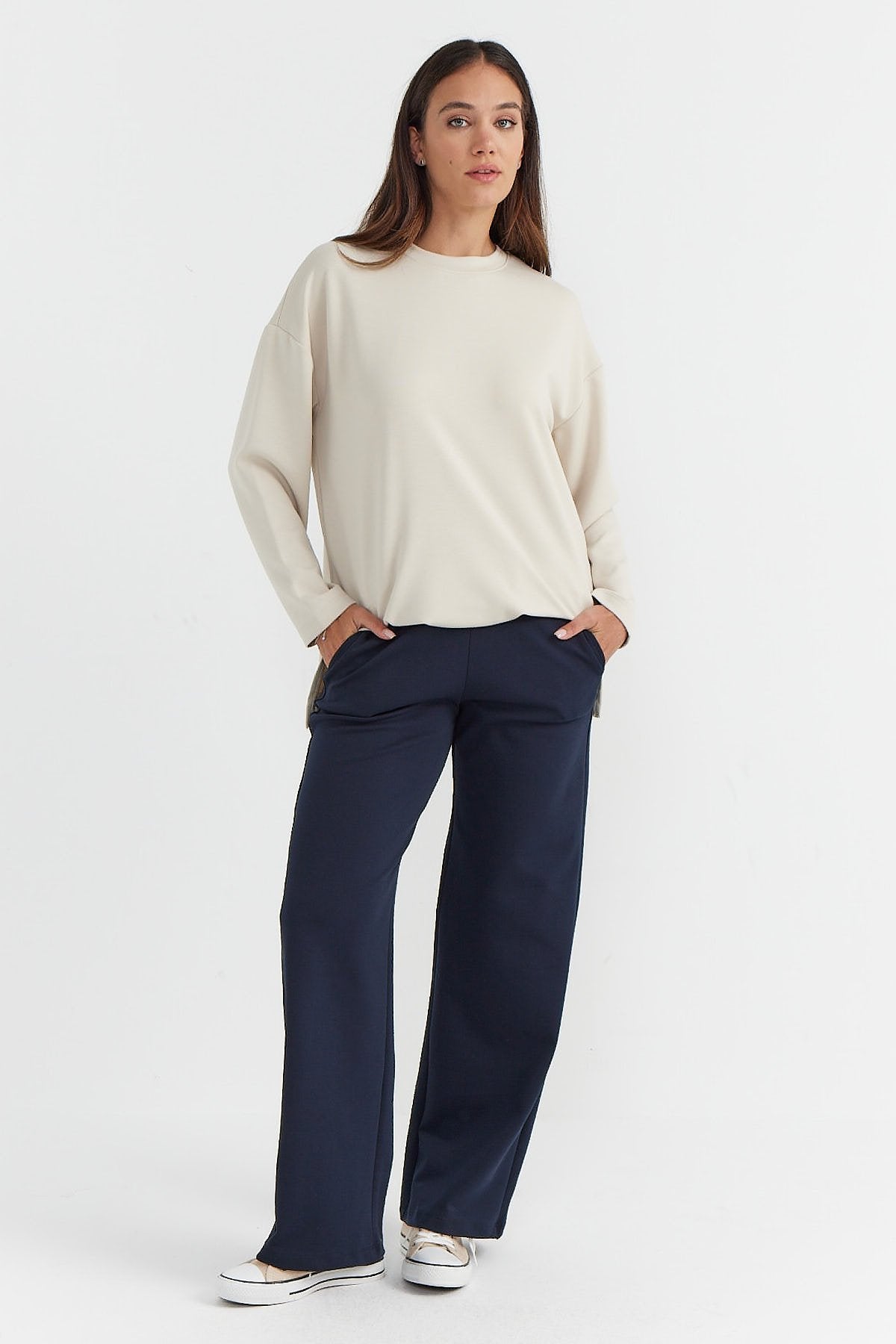 Kadın Beli Lastikli Sweat Alt