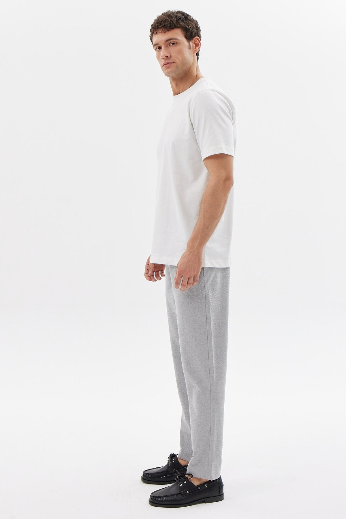 بنطال رياضي رجالي بخصر مطاطي منقوش