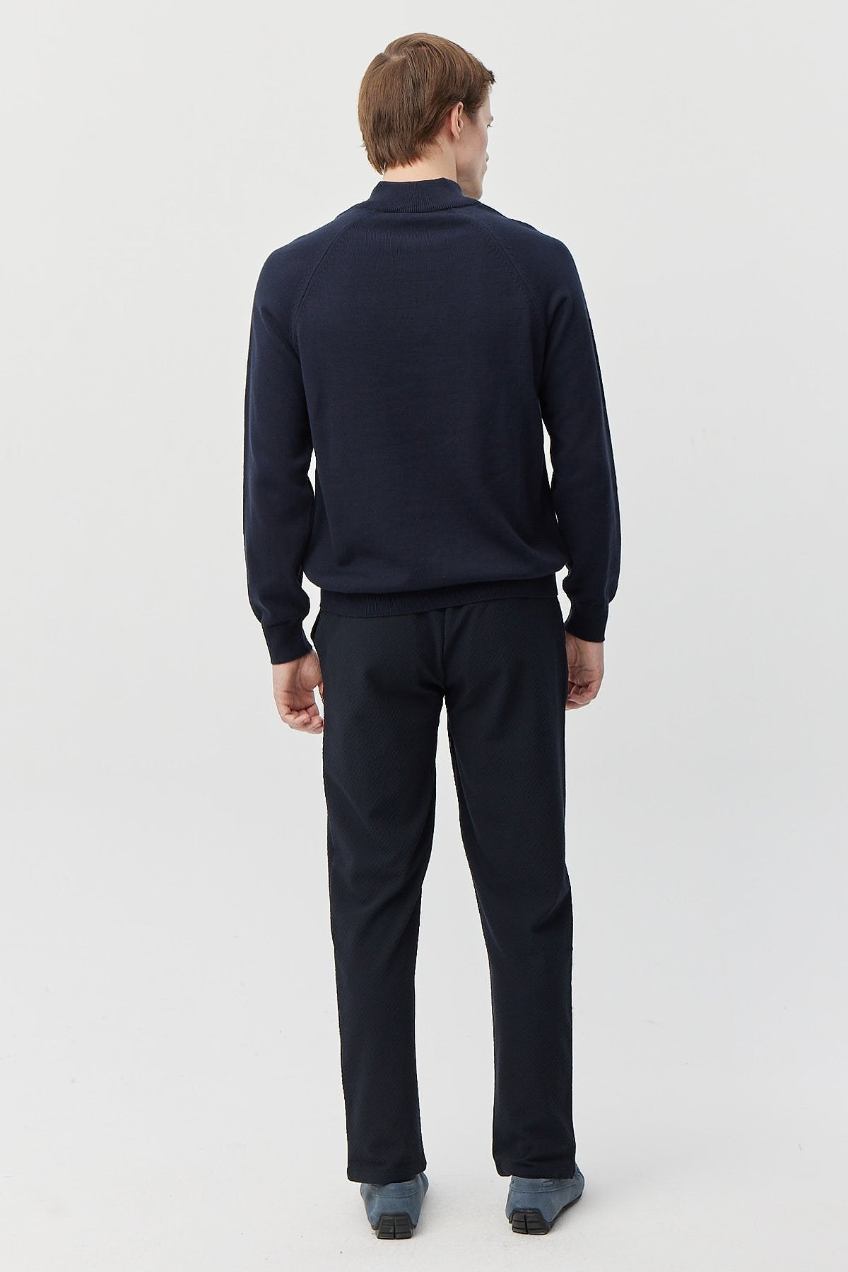 پانتۆڵی جوگەری کەمەر لاستیکیی پیاوان بە تەکستۆر