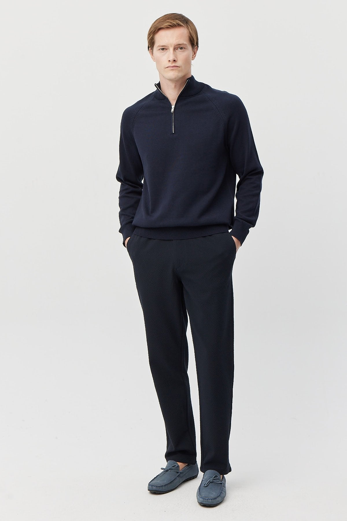 بنطال رياضي رجالي بخصر مطاطي منقوش