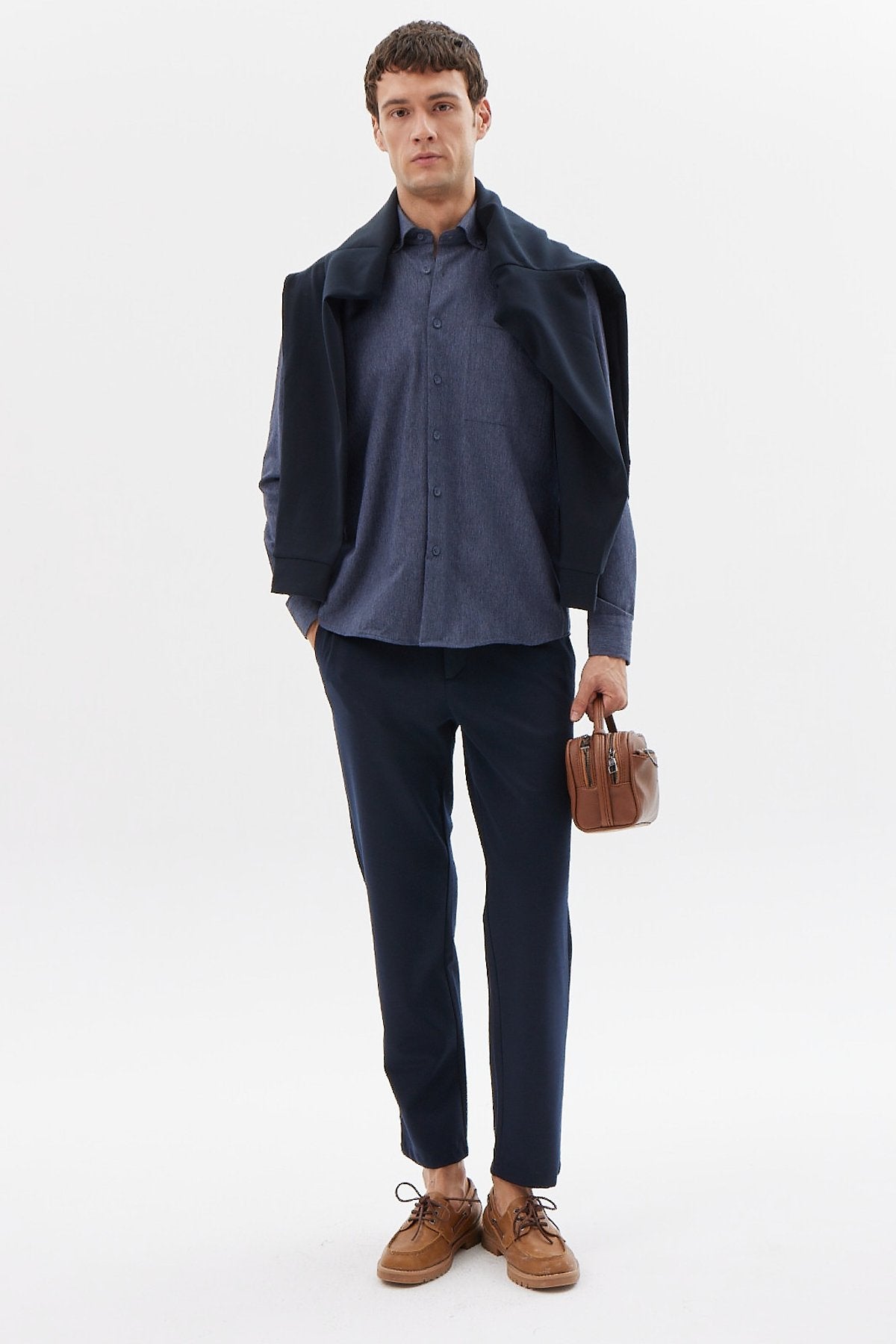 Men's Jogger Trousers with Elastic Waistband