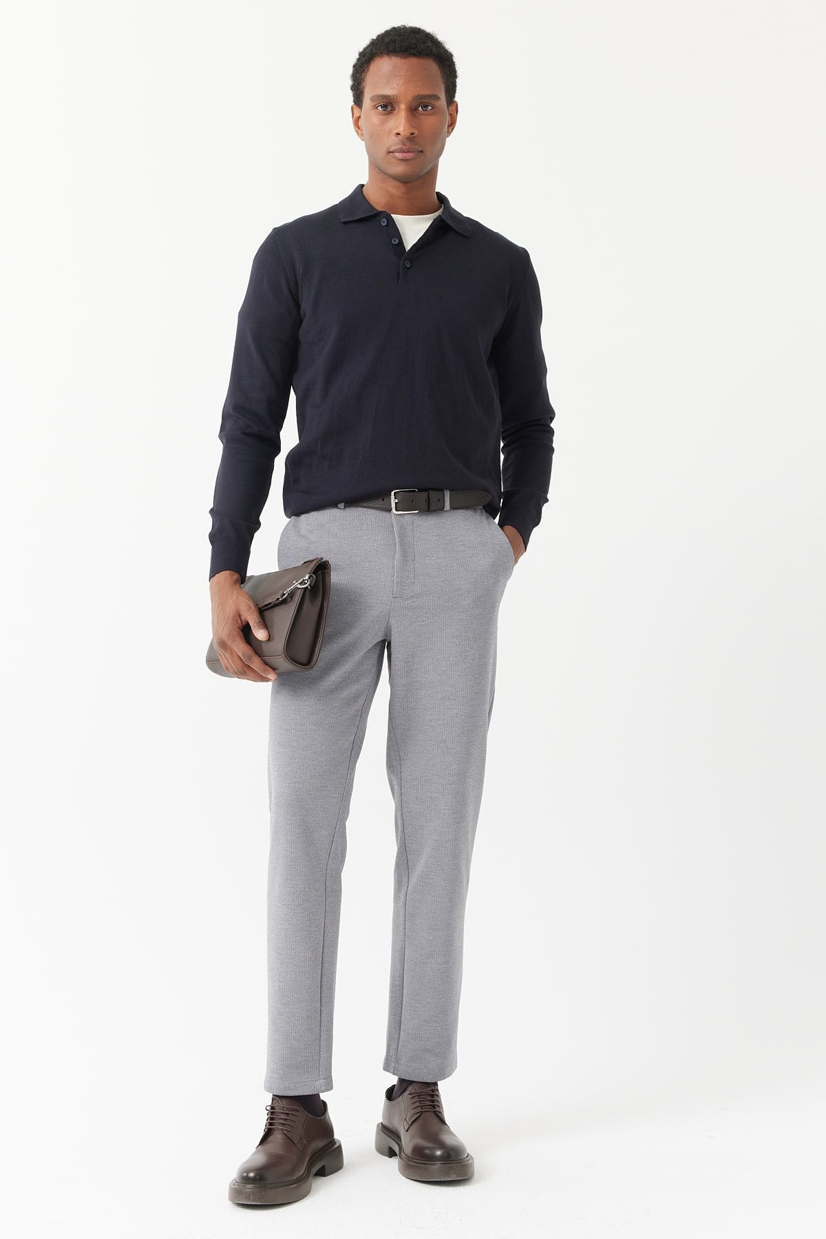 Men's Jogger Trousers with Elastic Waistband