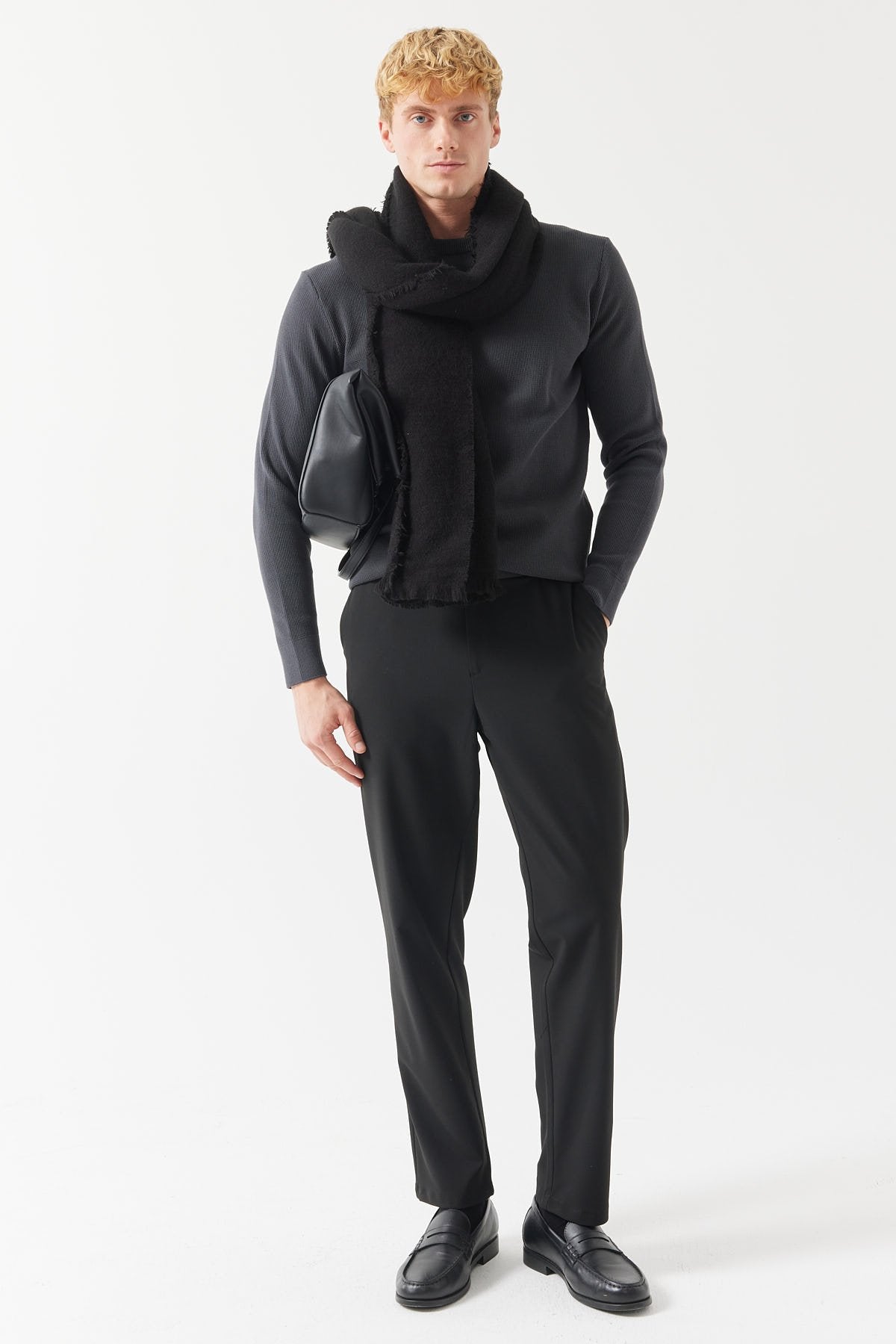 Men's Jogger Trousers with Elastic Waistband