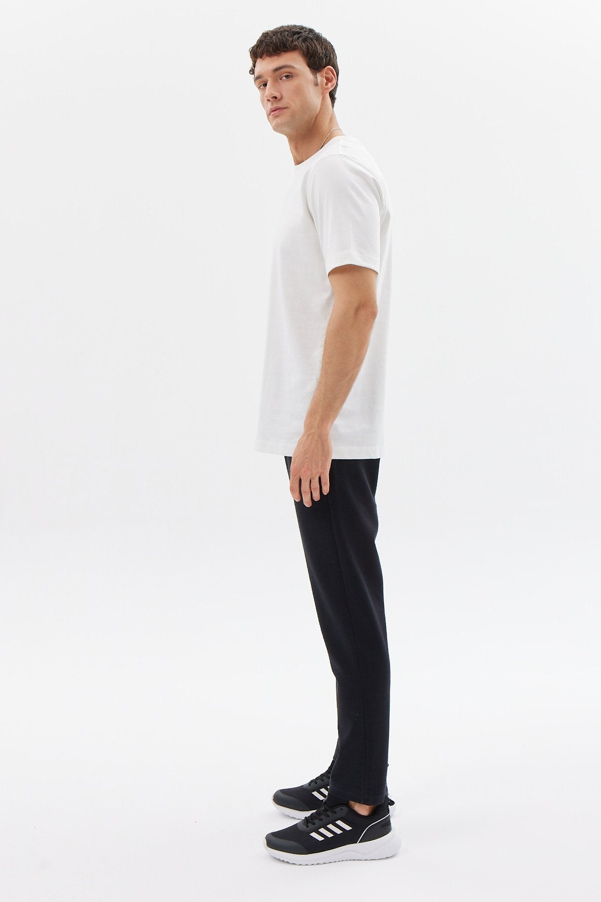 بنطلون رياضي رجالي بحزام للخصر