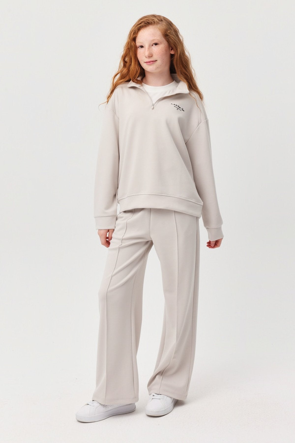 Kız Çocuk Beli Lastikli Sweat Alt