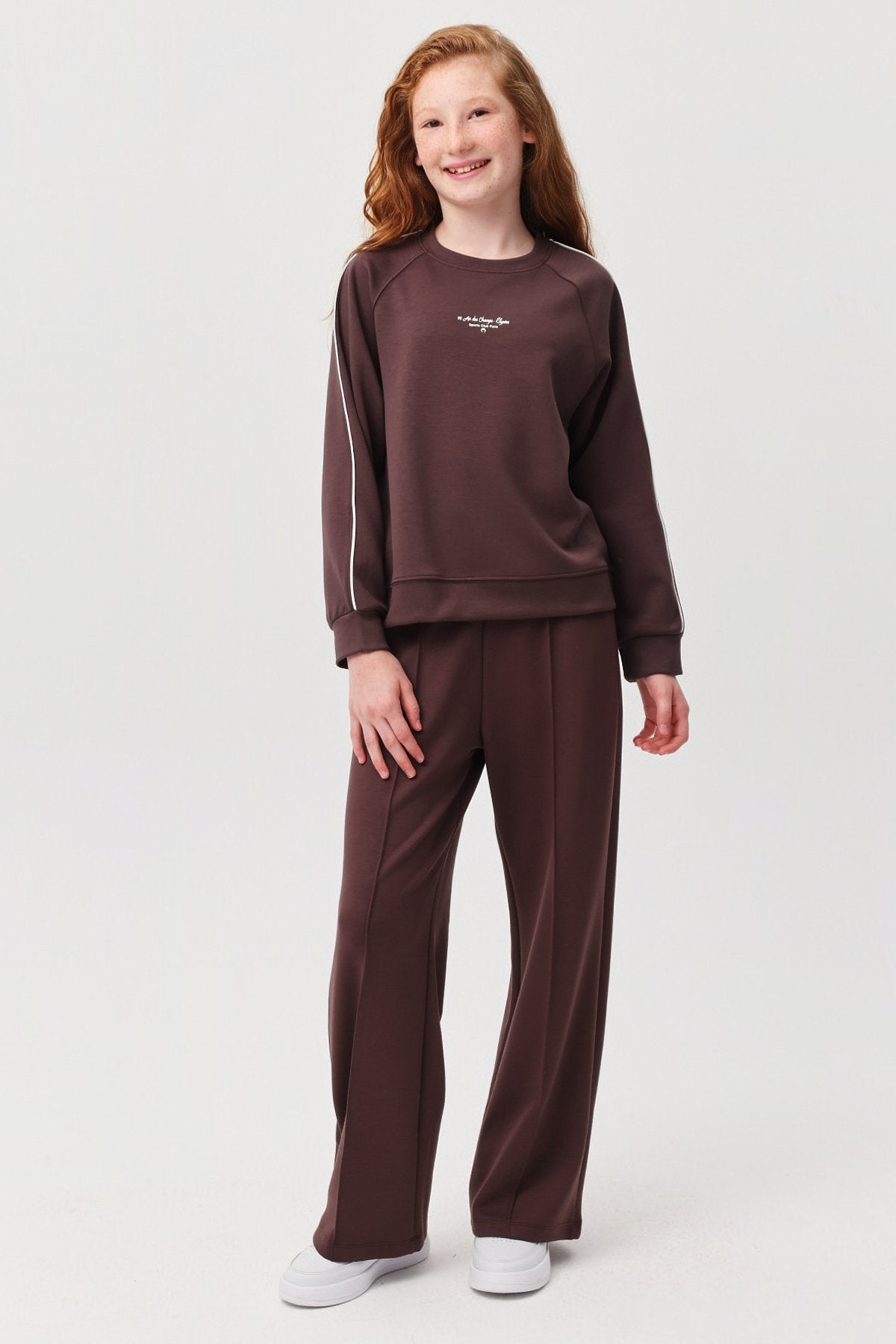 Kız Çocuk Beli Lastikli Sweat Alt