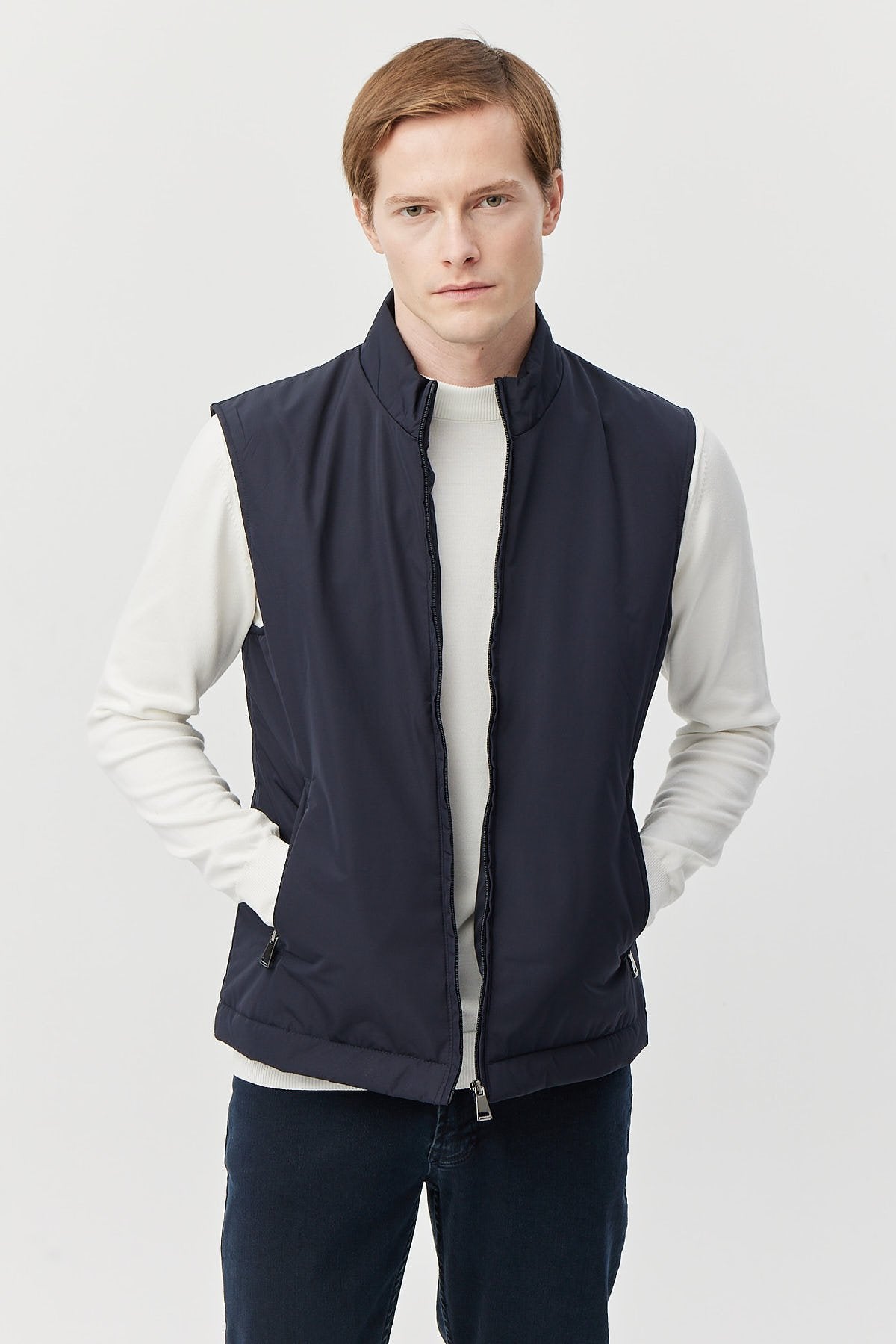 Erkek Fermuarlı Yelek