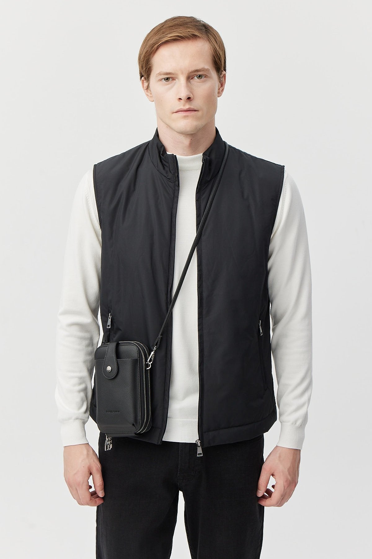 سترة رجالية بسحاب