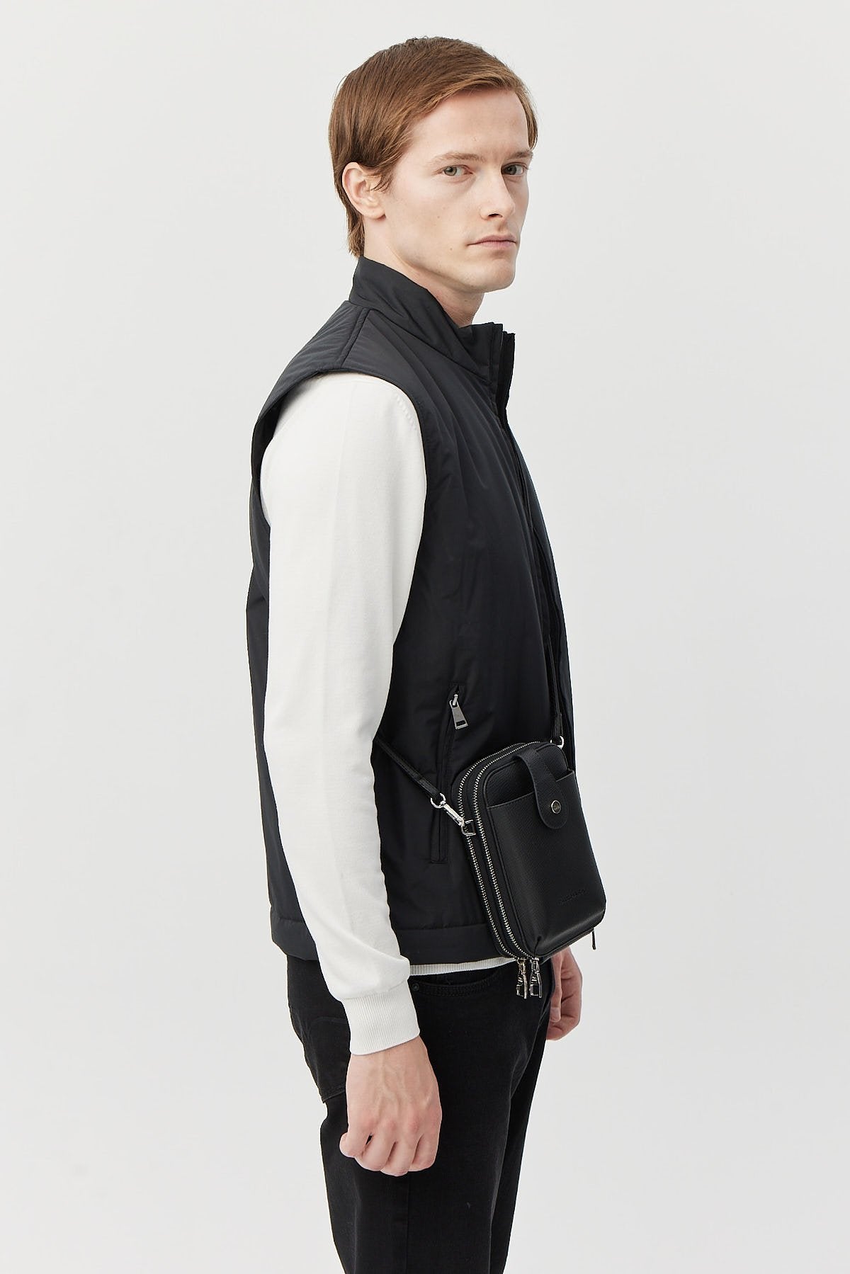 سترة رجالية بسحاب