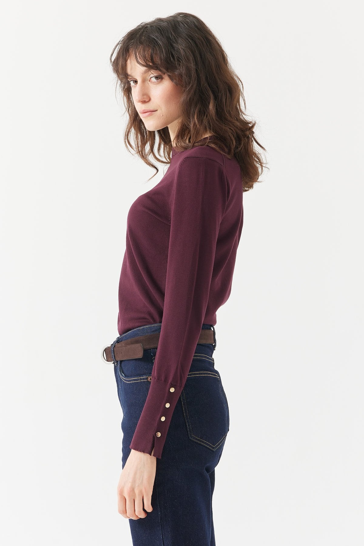 Women's Crew Neck Knitwear Sweater