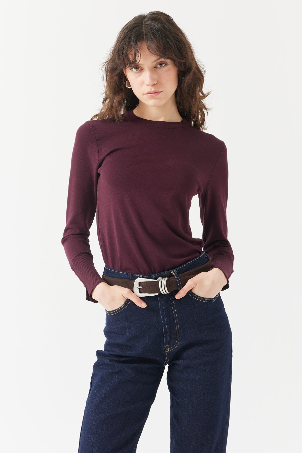 Women's Crew Neck Knitwear Sweater