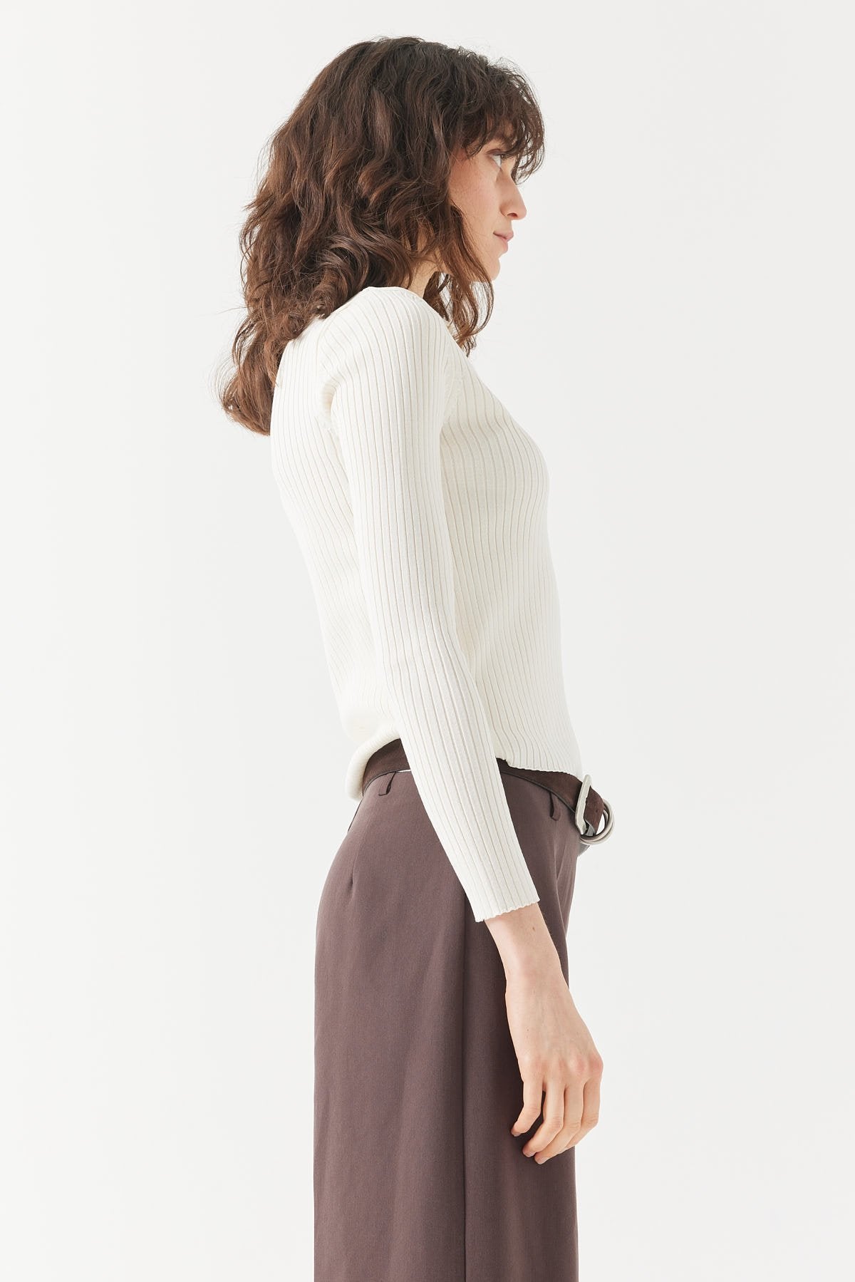 Kadın Polo Yaka Triko Kazak