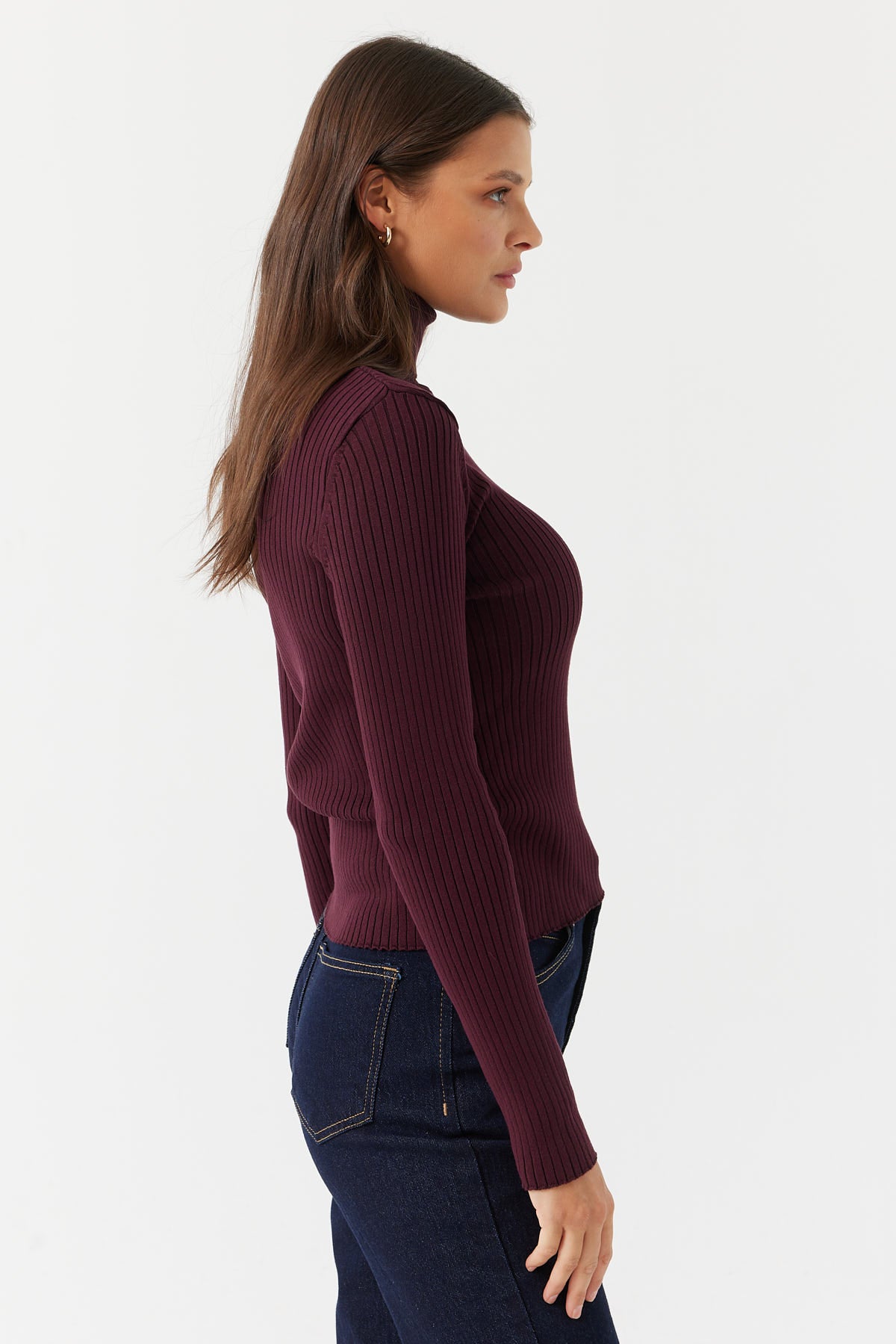 Women's Turtleneck Knit Sweater