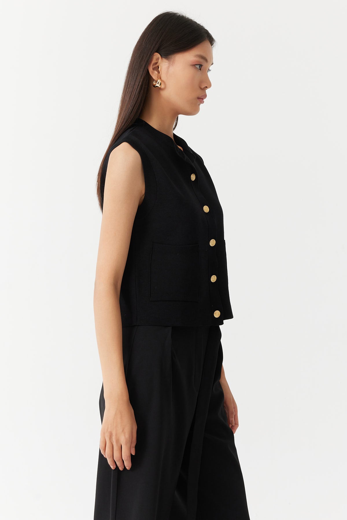 صدرية نسائية محبوكة