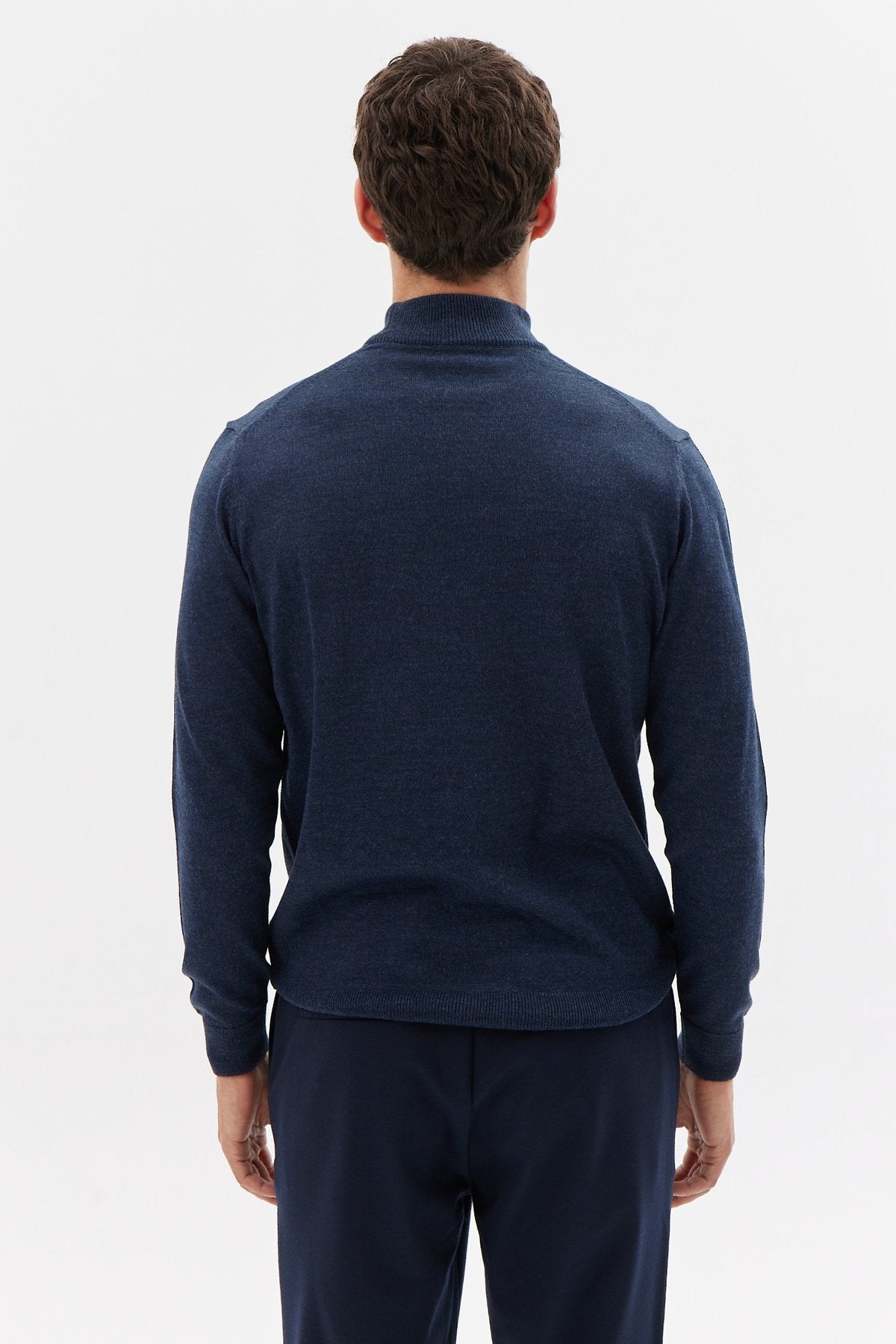 Men's Half Turtleneck Knit Sweater