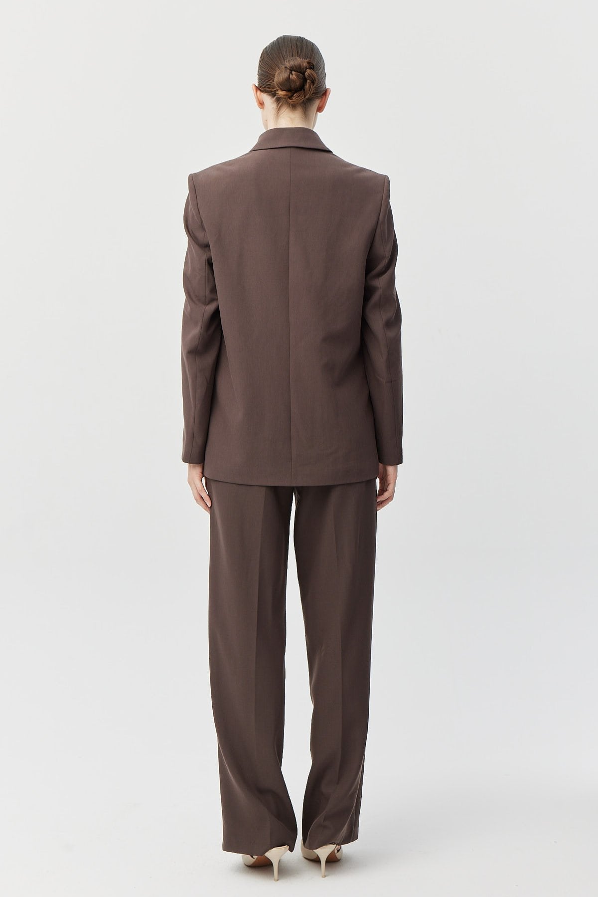 بنطلون نسائي فضفاض بحزام رفيع