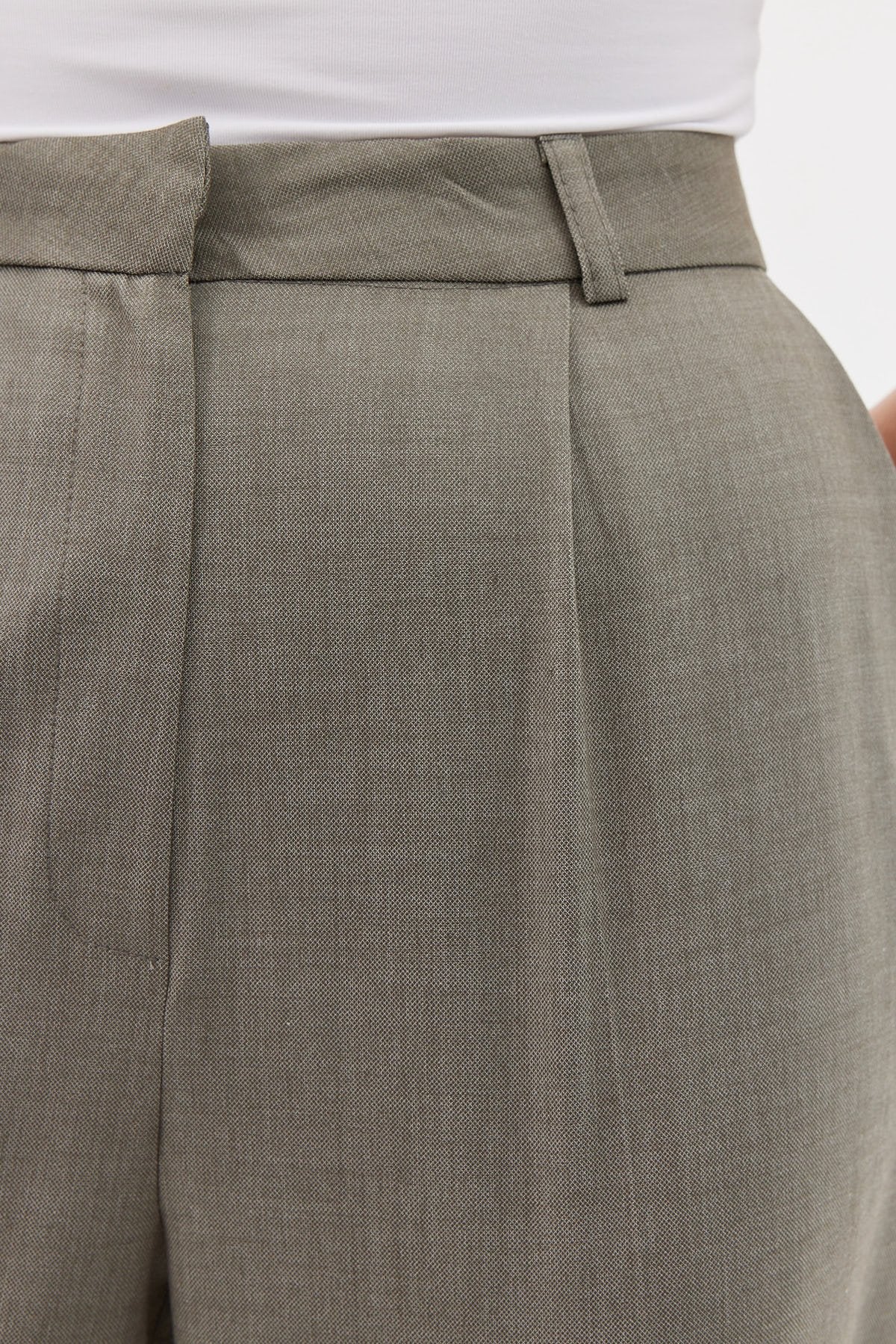 Women's Waist Belted Trousers