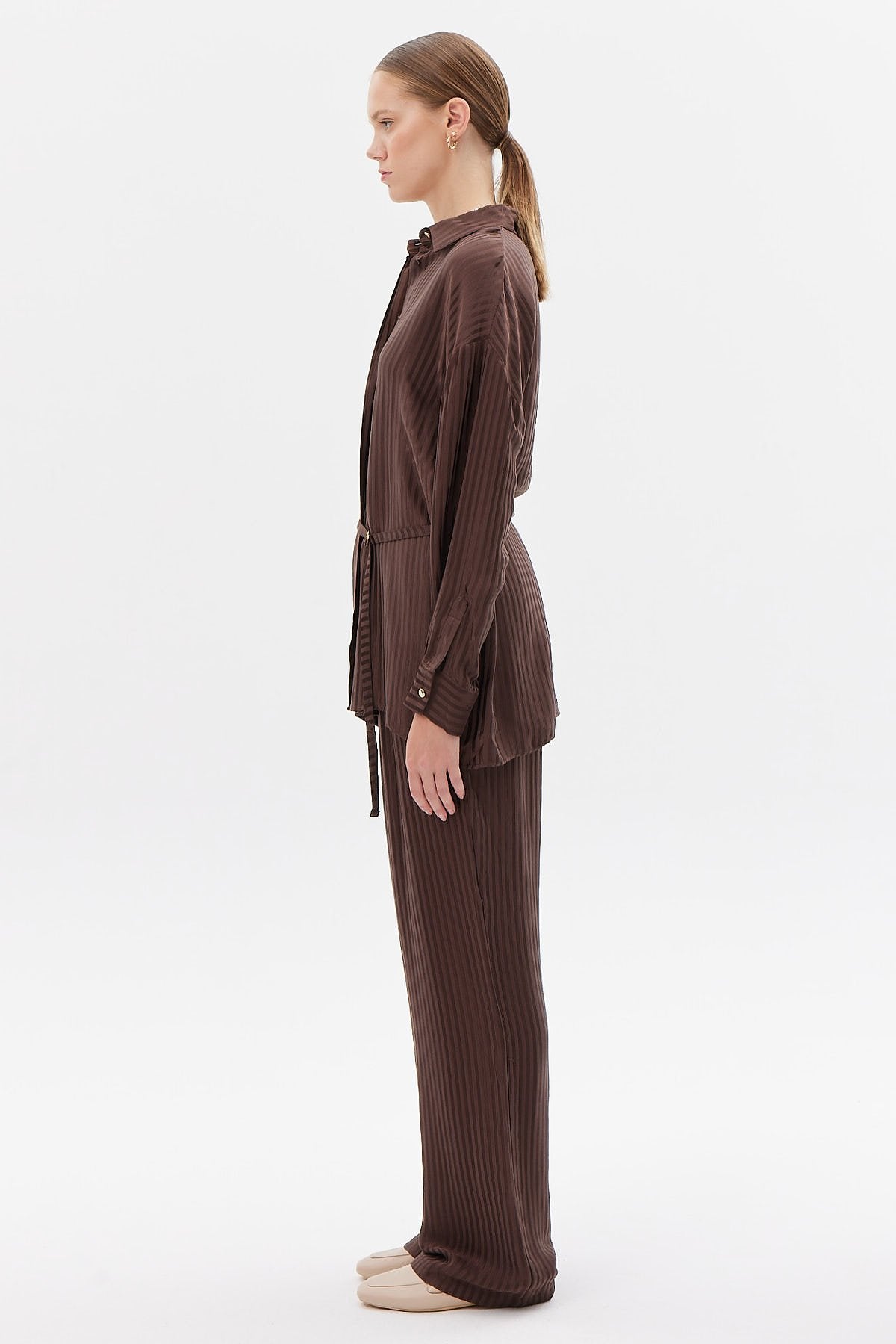 Kadın Saten Pantolon